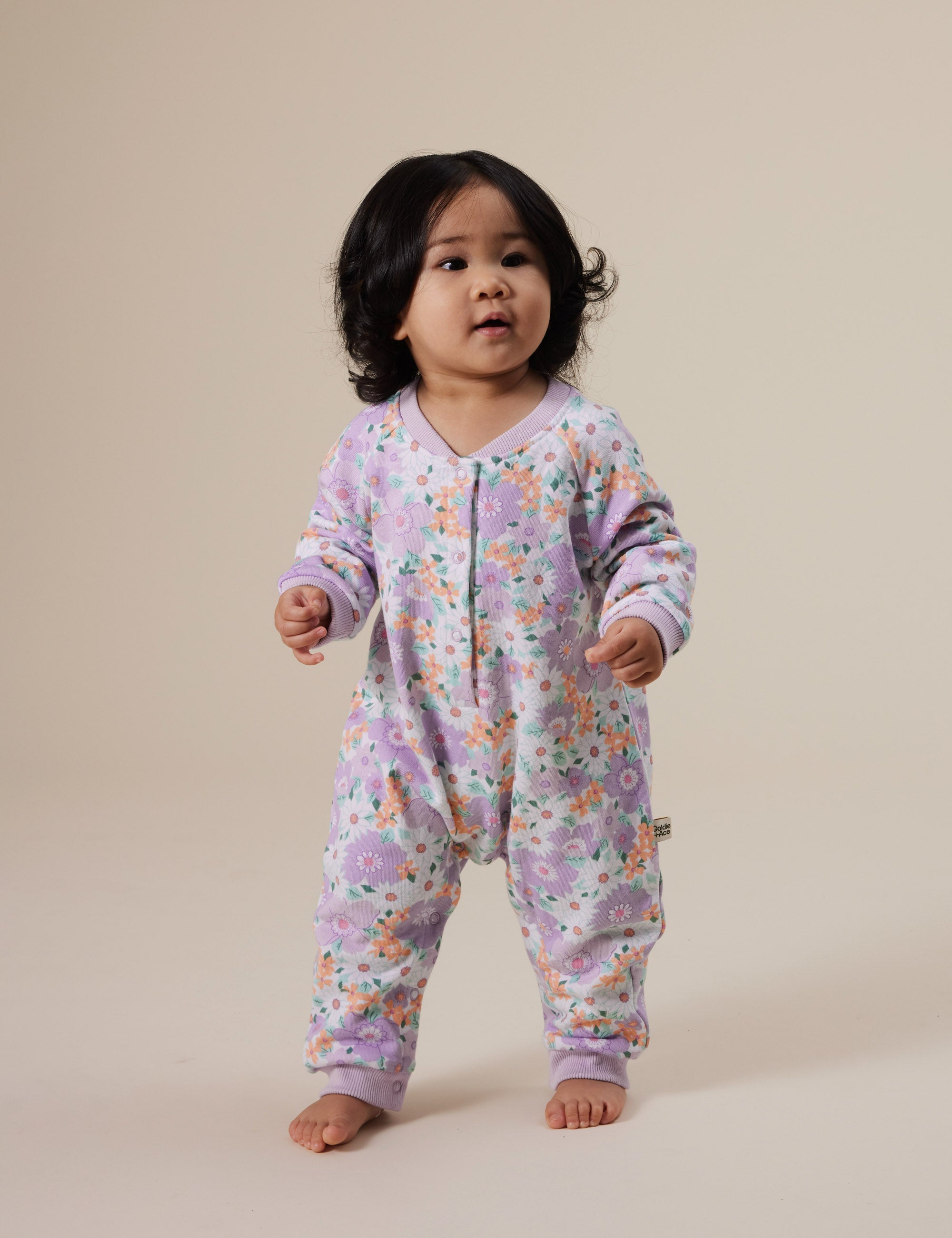 Goldie & Ace Flora Relaxed Terry Romper