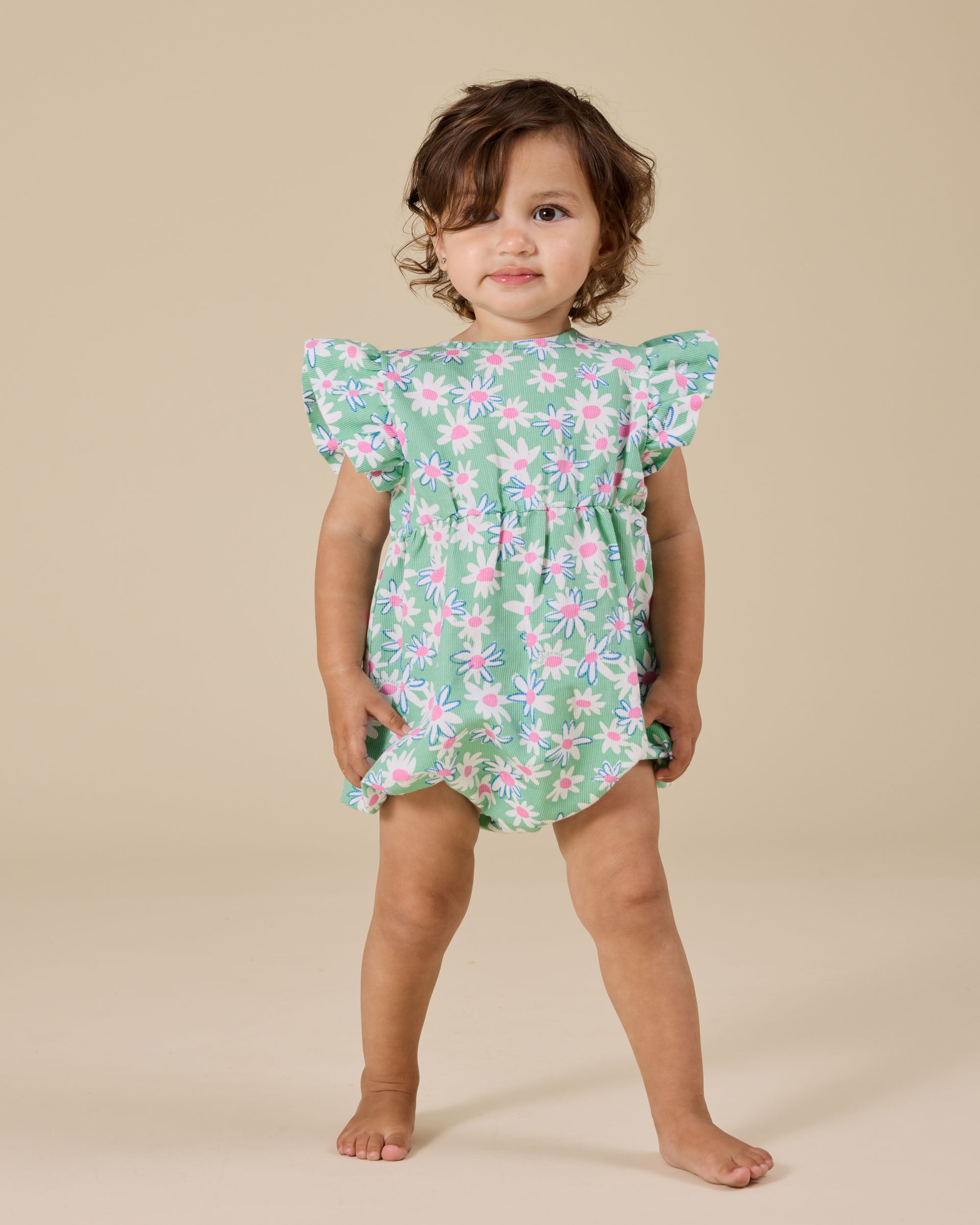 Goldie & Ace Daisy Patch Lani Romper