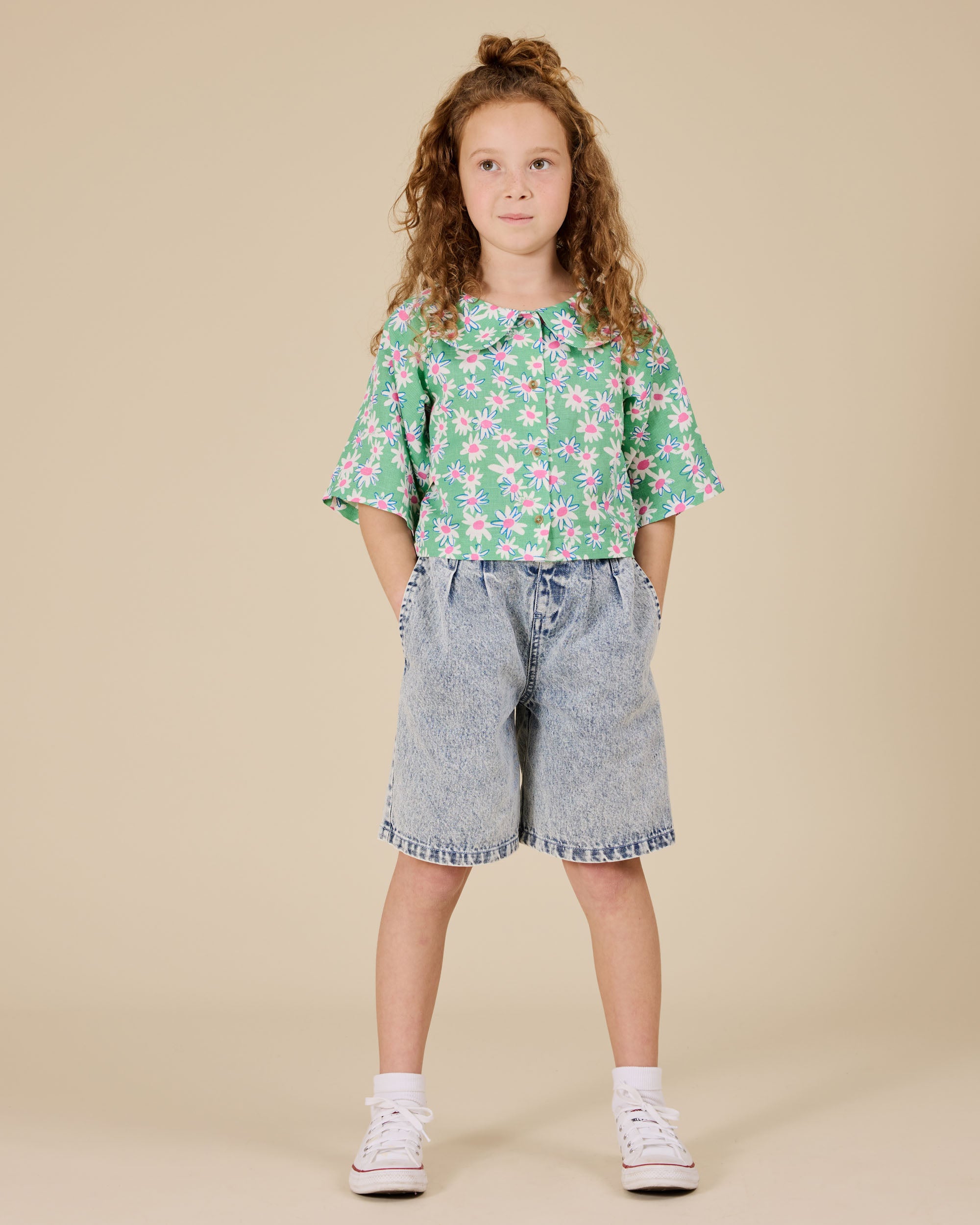 Goldie & Ace DAISY PATCH ABIGAIL BLOUSE