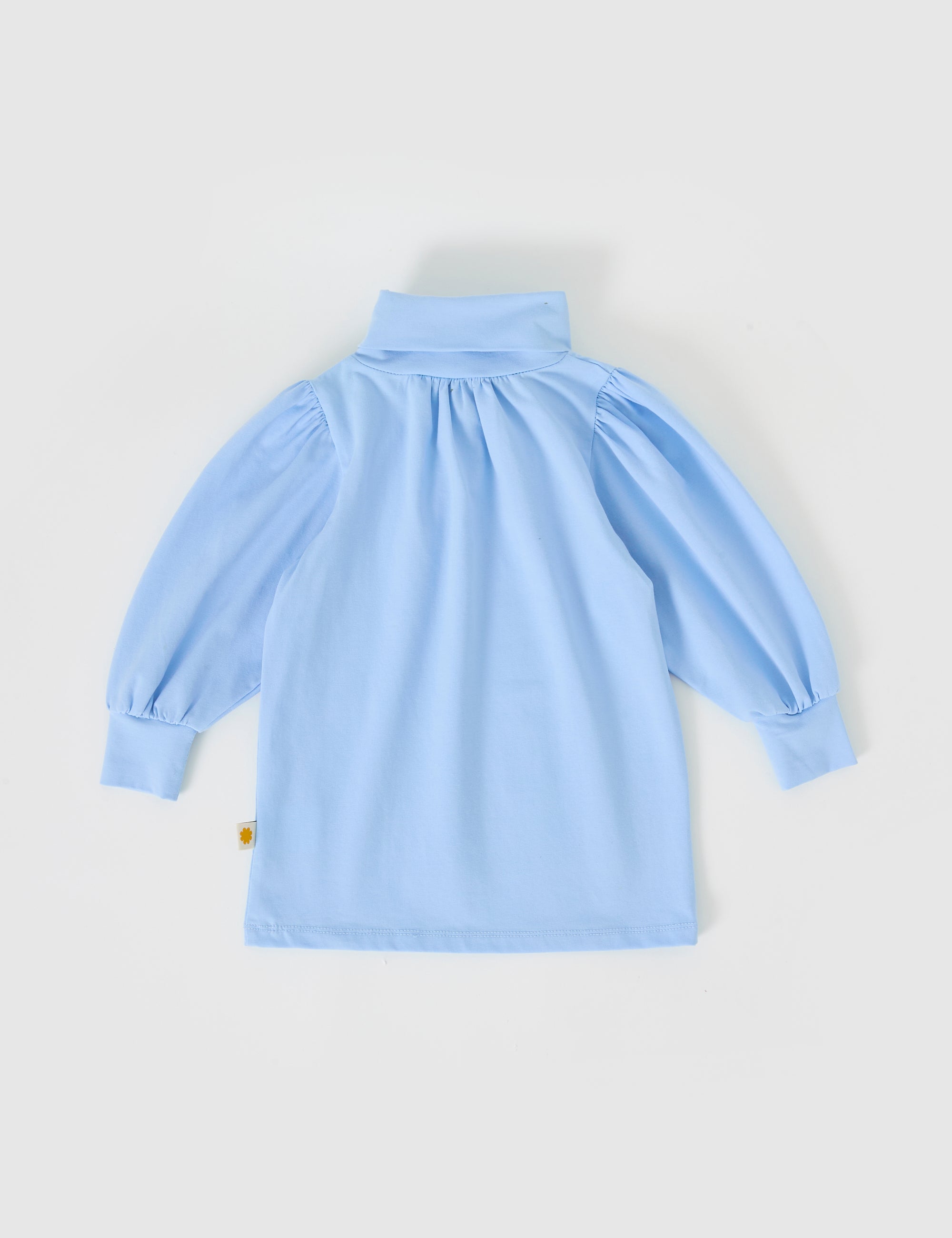 Goldie & Ace Sofia Embroidered Puff Sleeve Skivvy