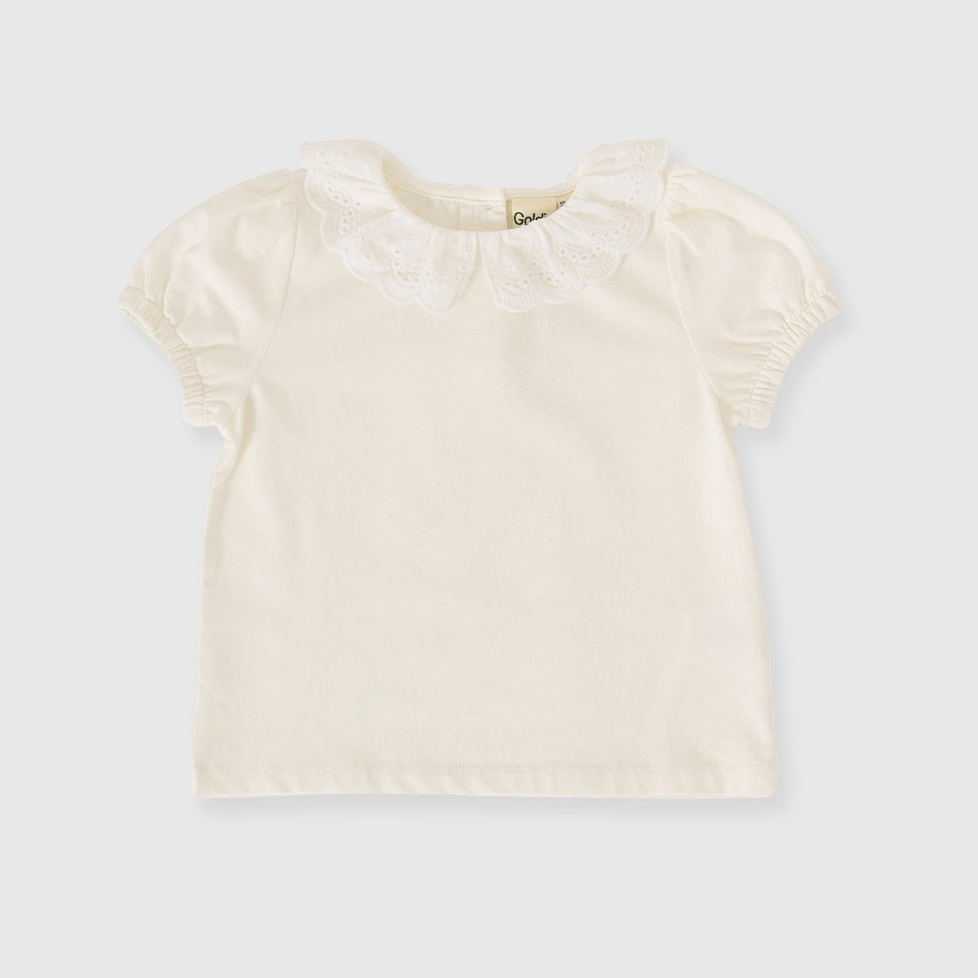 Goldie & Ace Laura Puff Sleeve Collar Top
