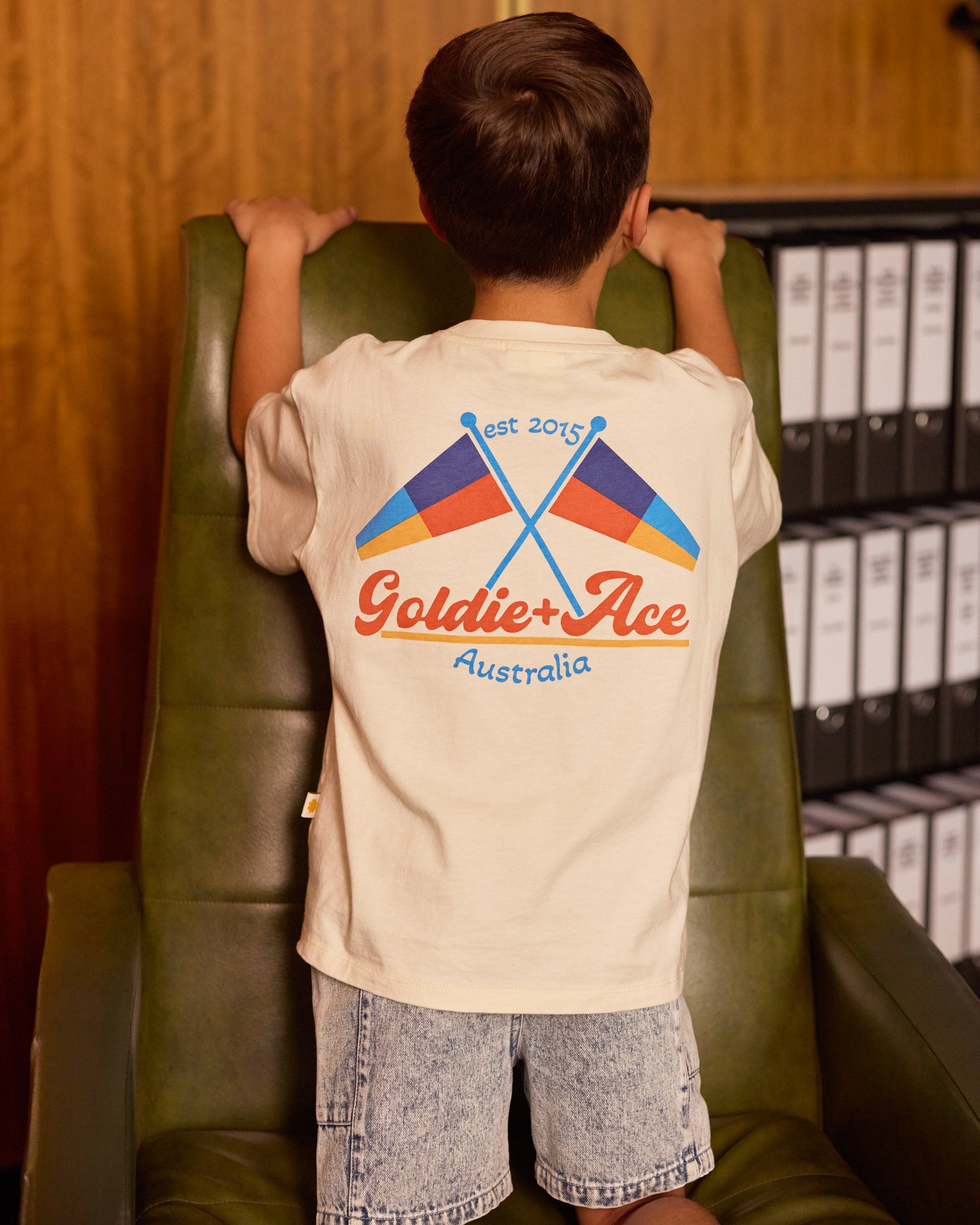 Goldie & Ace Nautical Flag Oversized Tshirt