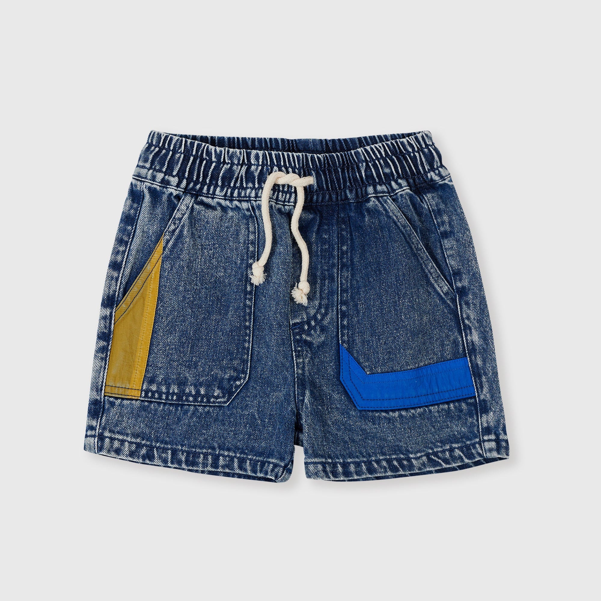 Goldie & Ace Primary Pop Noah Denim Shorts