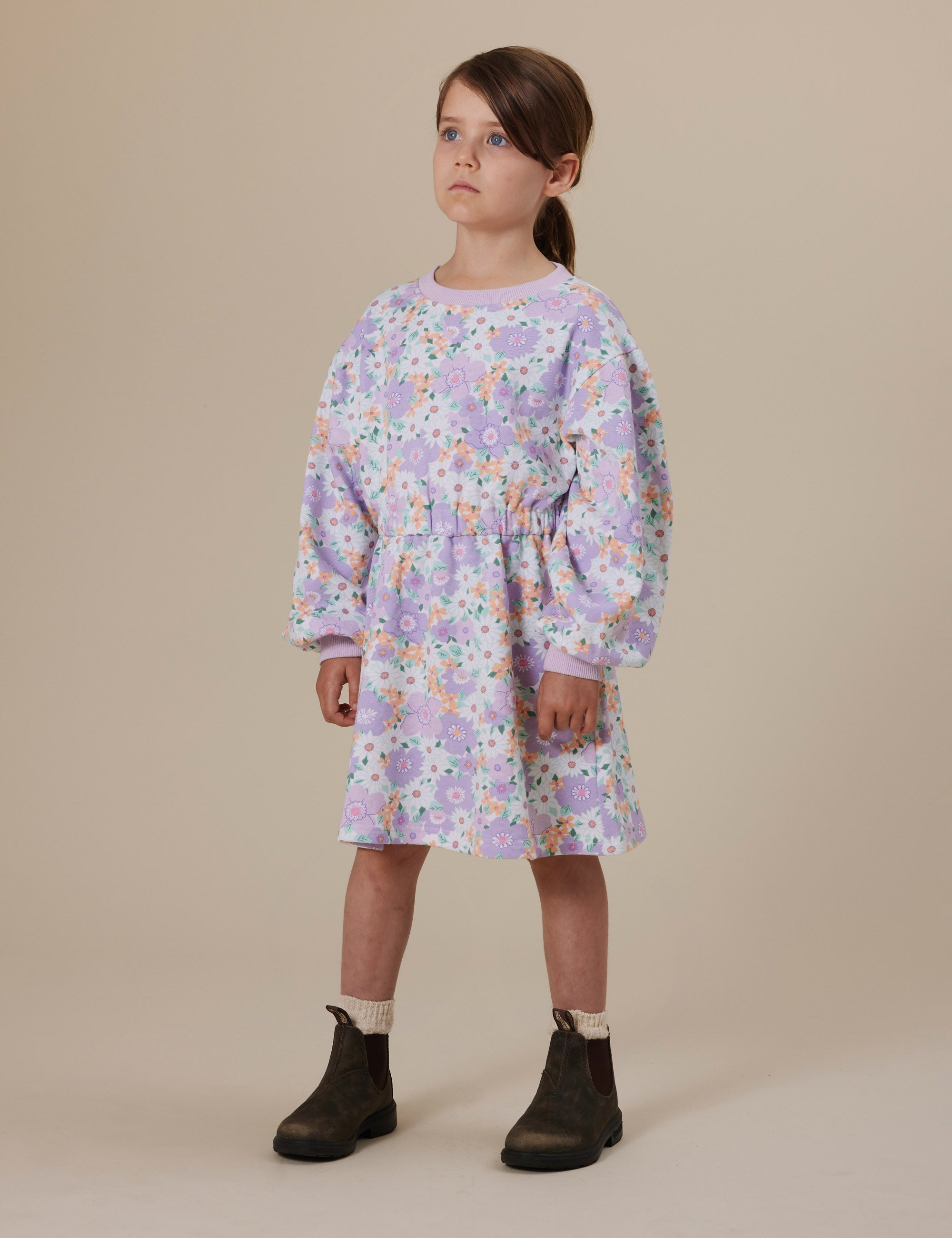 Goldie & Ace Flora Leah Long Sleeve Dress