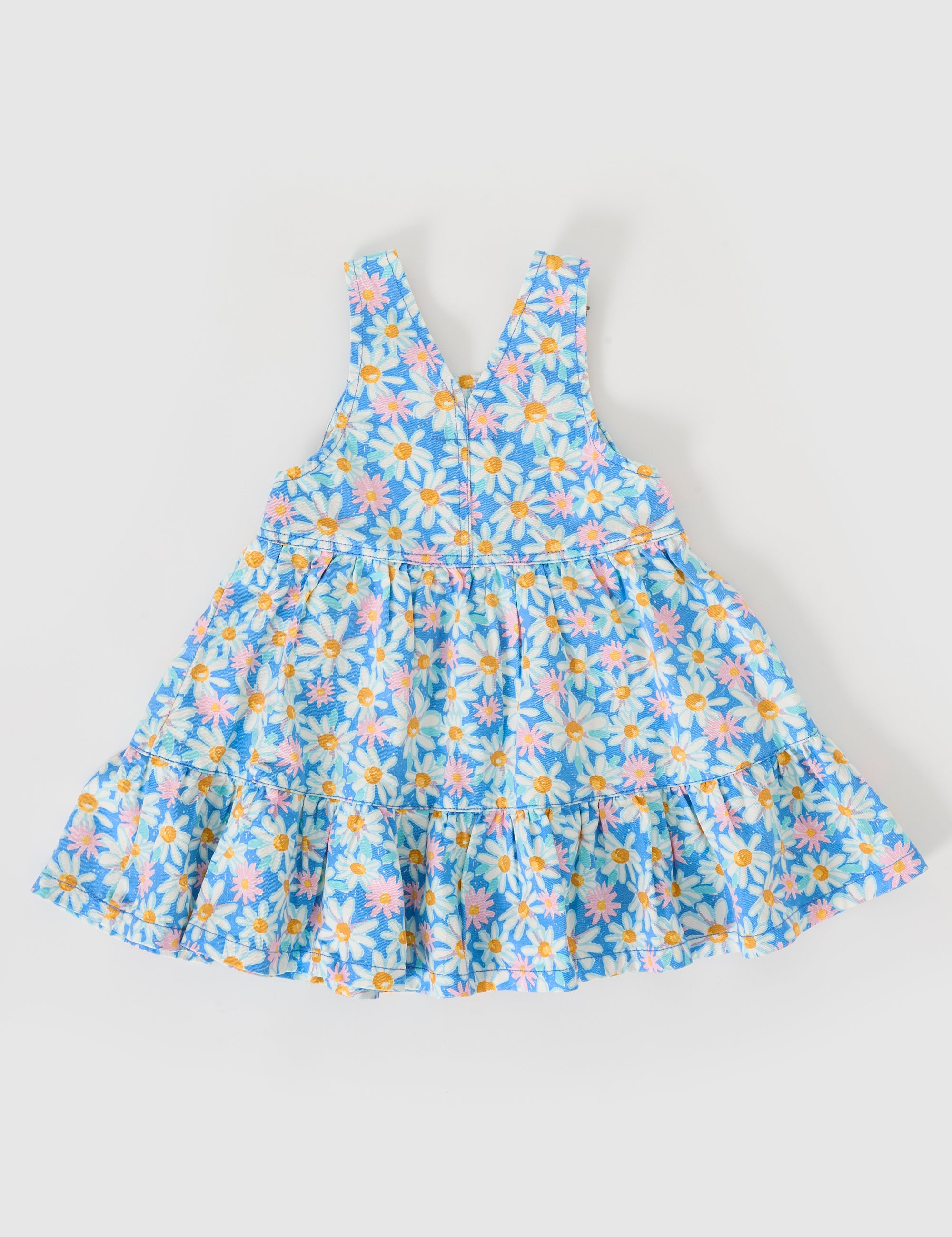 Goldie & Ace Seaside Daisy Tully Tiered Pinafore Dress