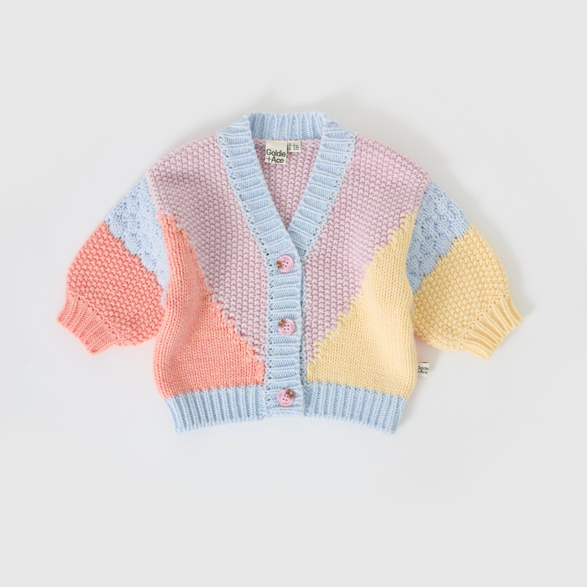 Goldie & Ace Colour Block Knit Cardigan