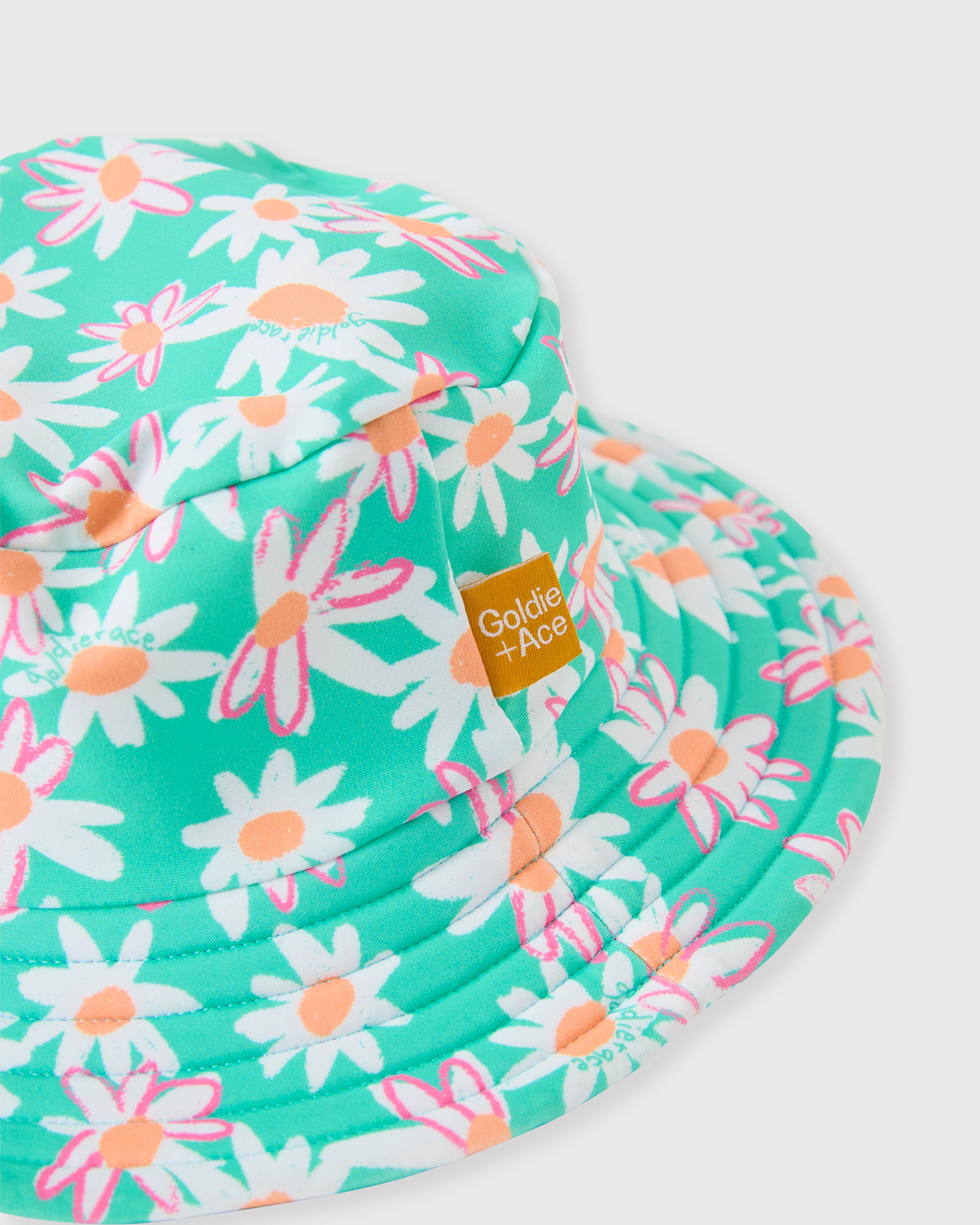 Goldie & Ace Daisy Patch Swim Bucket Hat