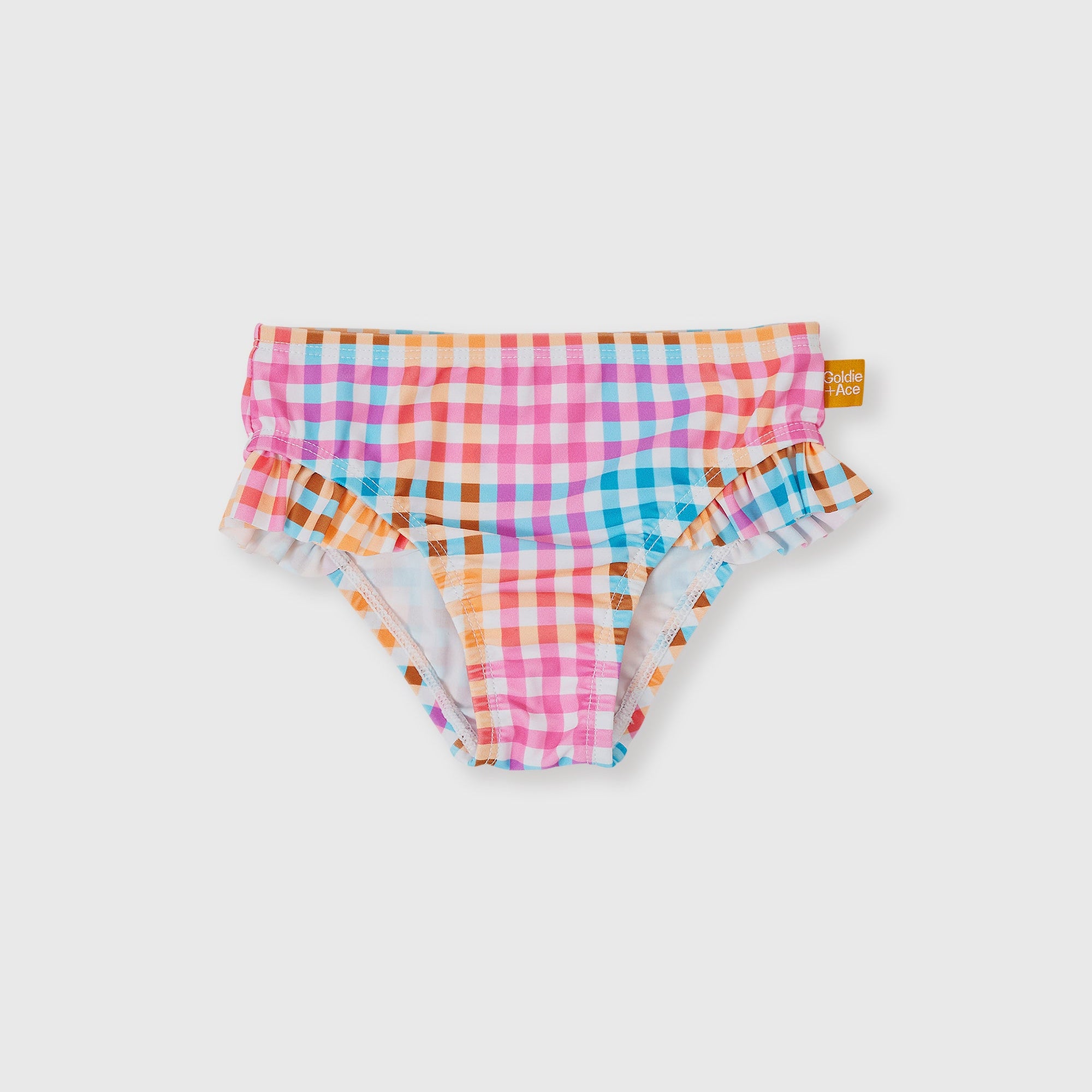 Goldie & Ace Gingham Daisy Bikini Bottom