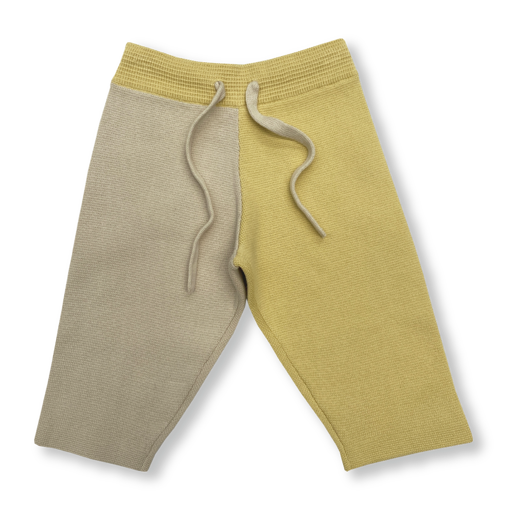 Grown Colour Block Milano Pant - Pistachio/Dusty Lime