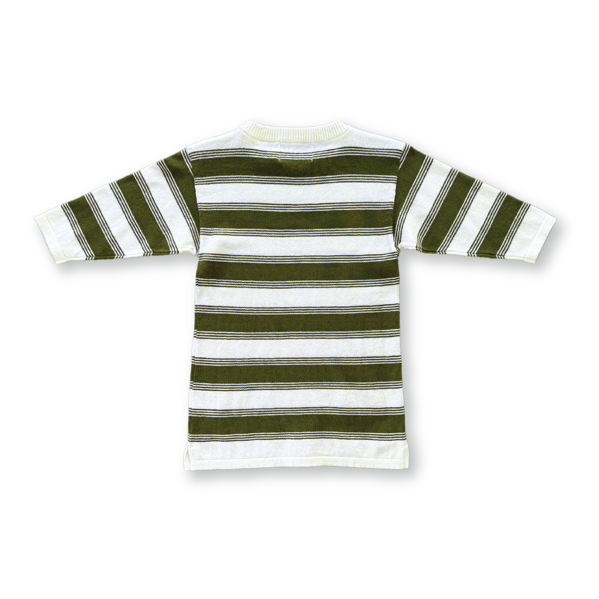 Grown Organic 7-Stripe Dress - Herb