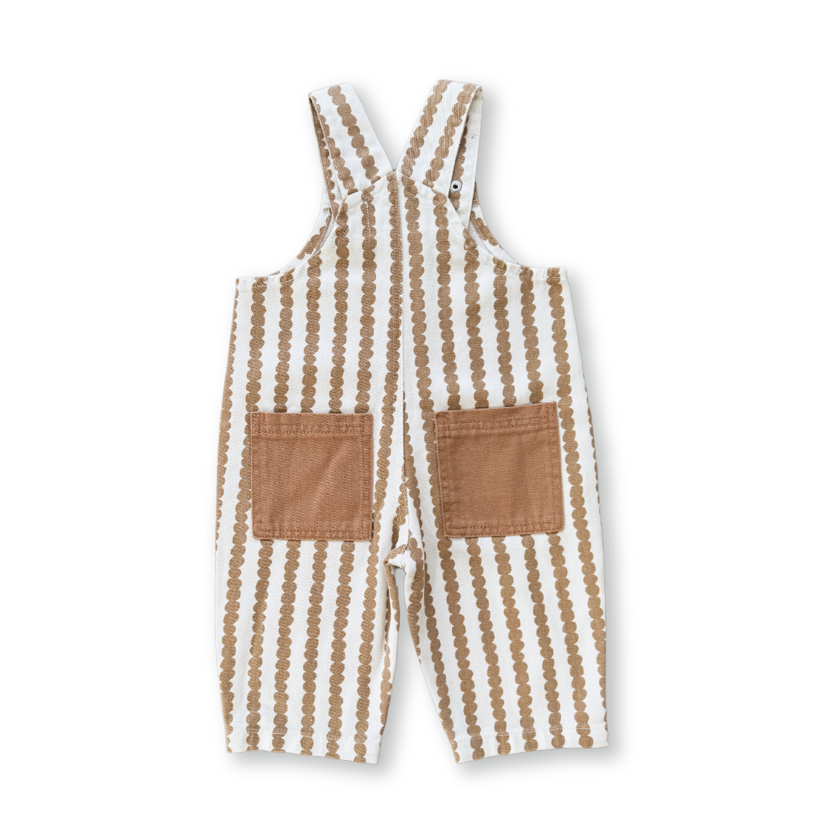 Grown Everyday Organic Overalls - Stacked Pebble