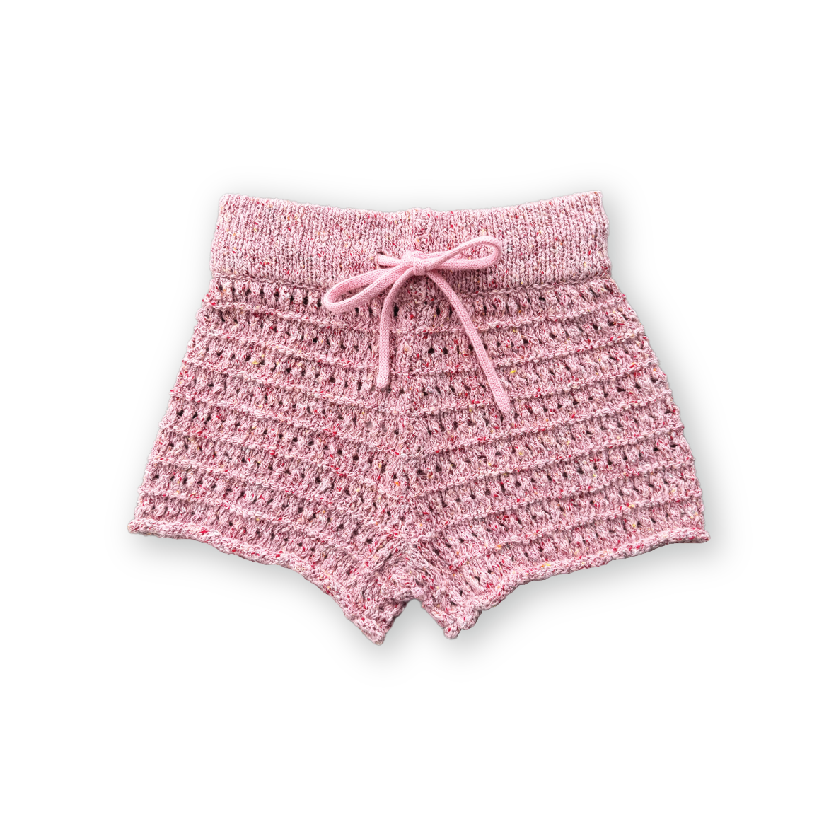 Grown Summer Open-Knit Shorts