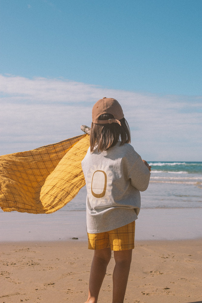 Grown Organic Sunshine Tee - Grey Marle