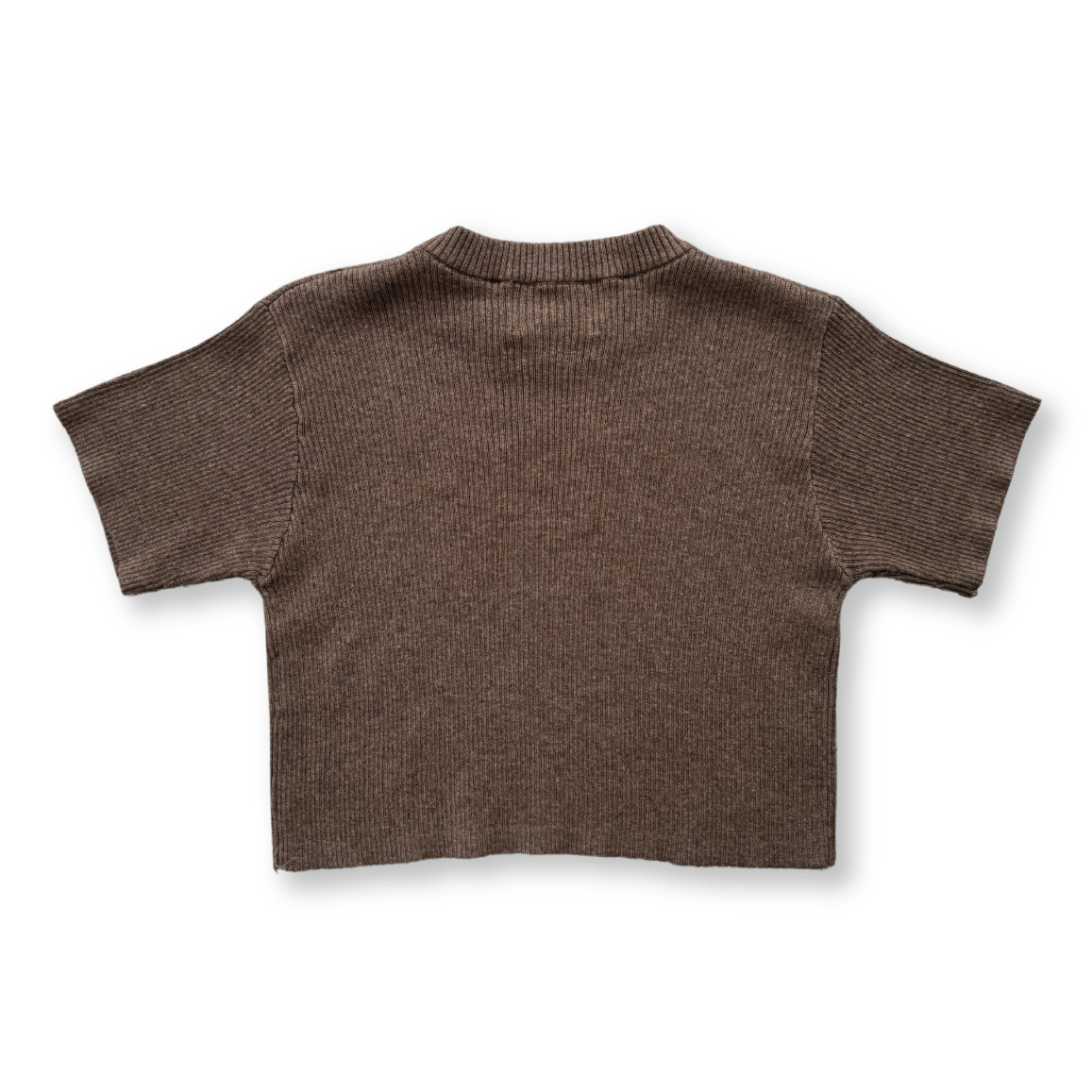 Grown Fishing Club Rib Tee - Mud