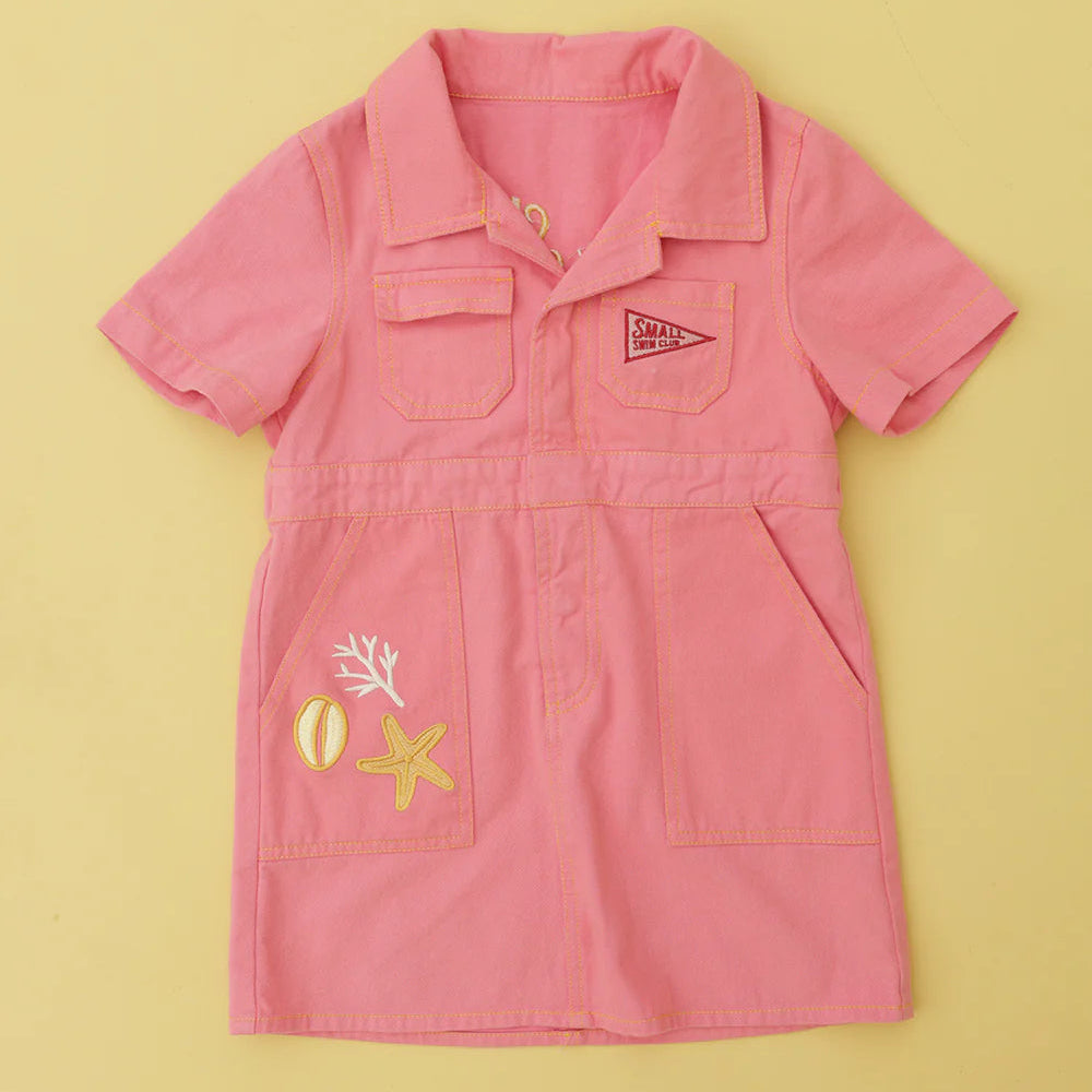 Small Swim Club Gone Shellin' Dress