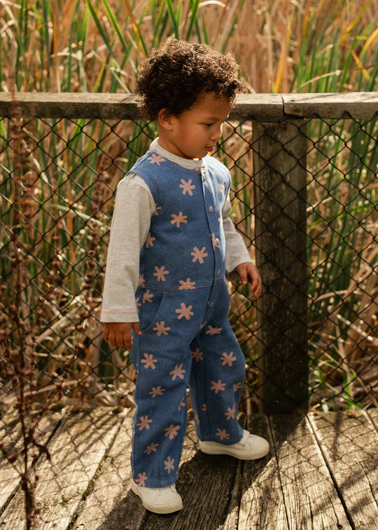 Grown  Organic Starlight Denim Jumpsuit