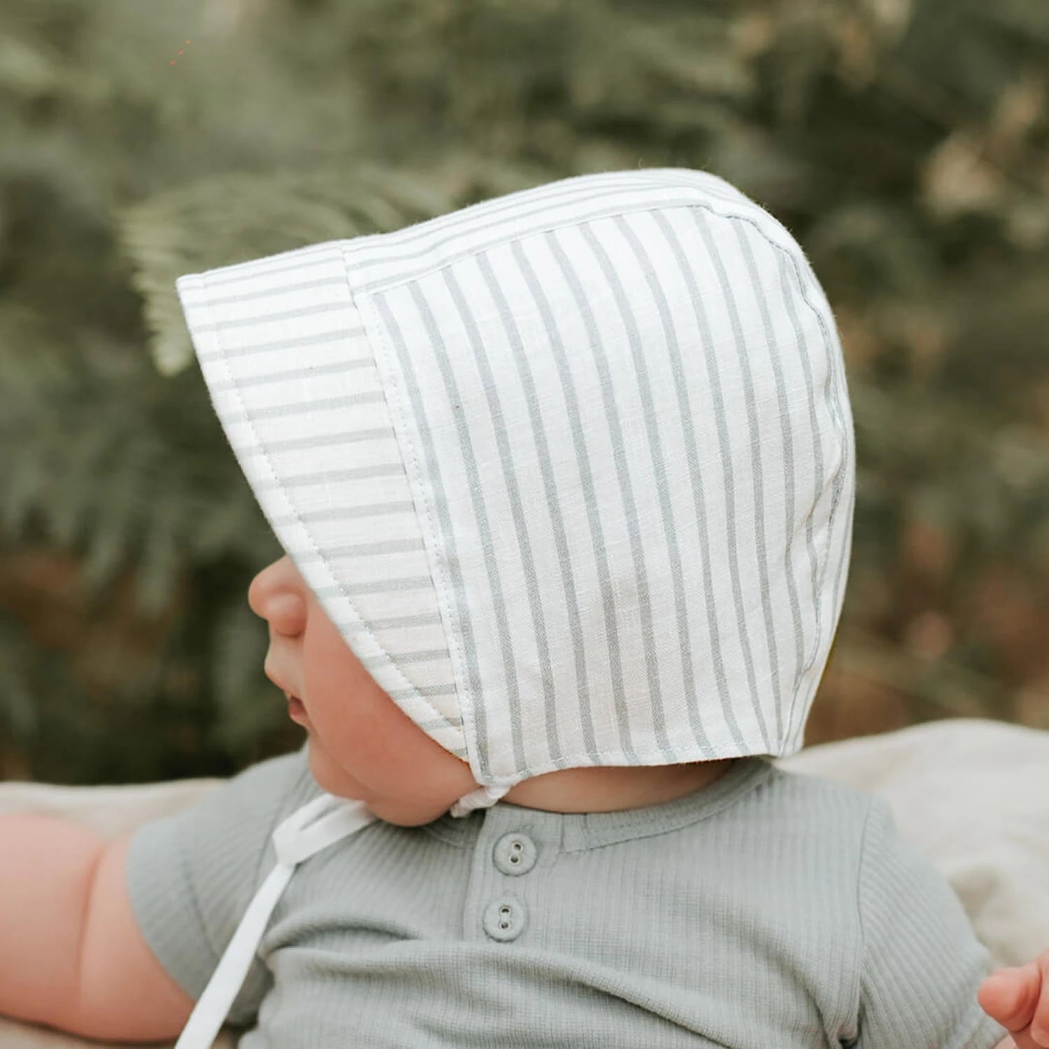 Bedhead Hats Seeker Reversible Sun Bonnet- Finley/Blanc