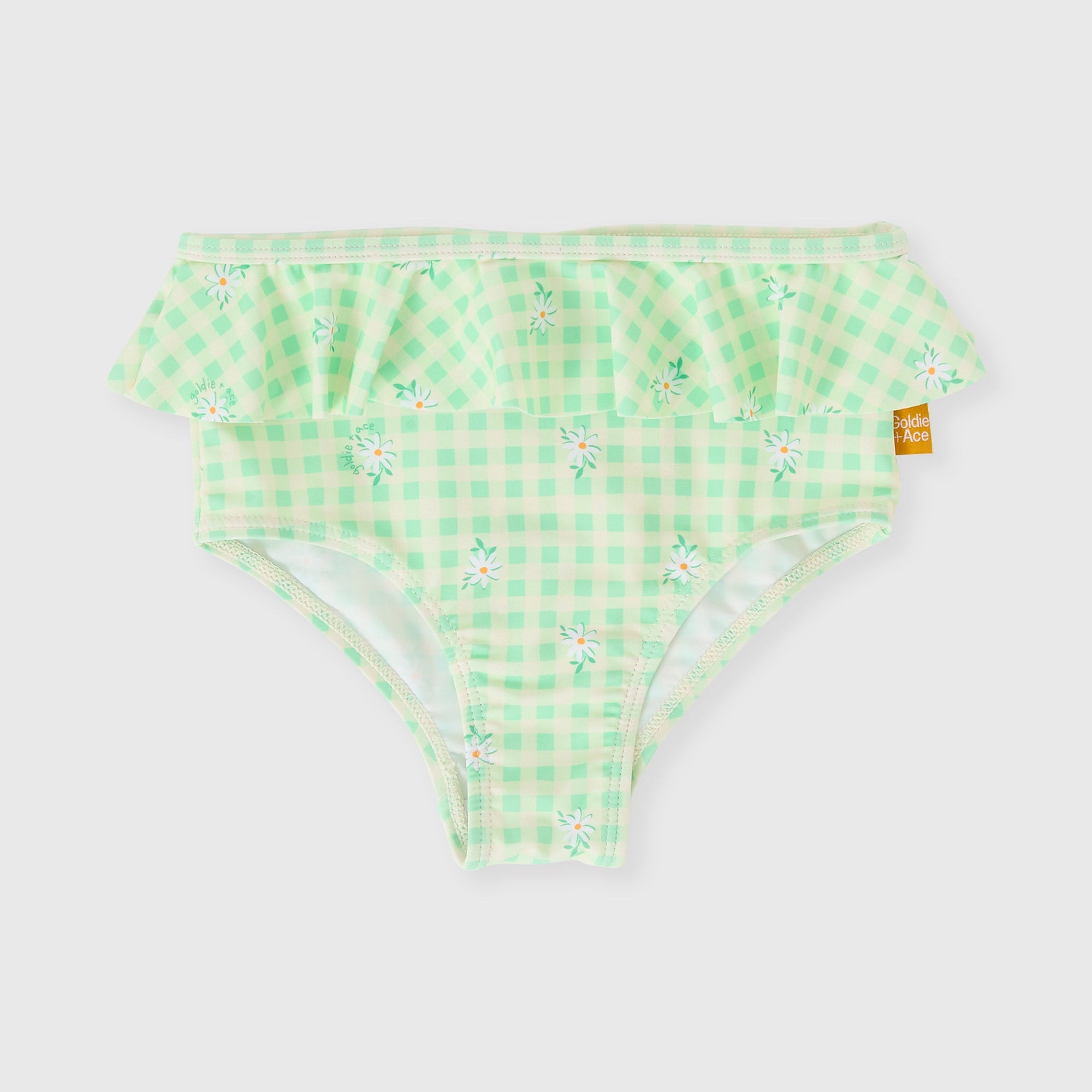 Goldie & Ace Gingham Daisy Bikini Bottom