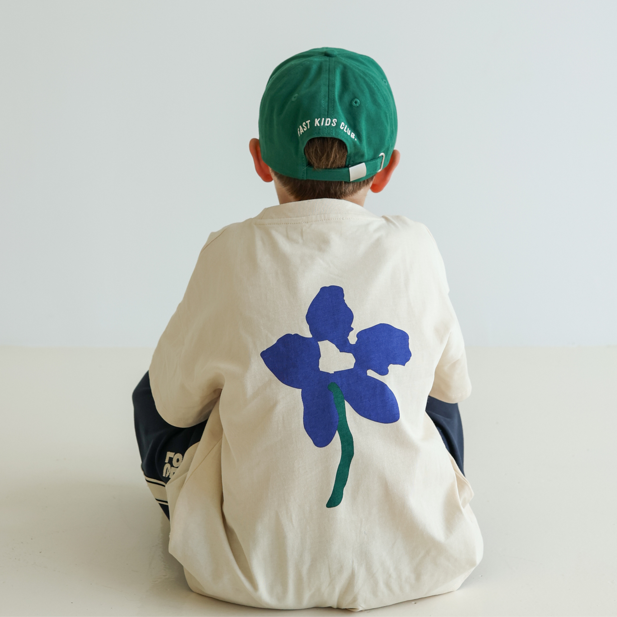 Olle Cobalt bloom tee