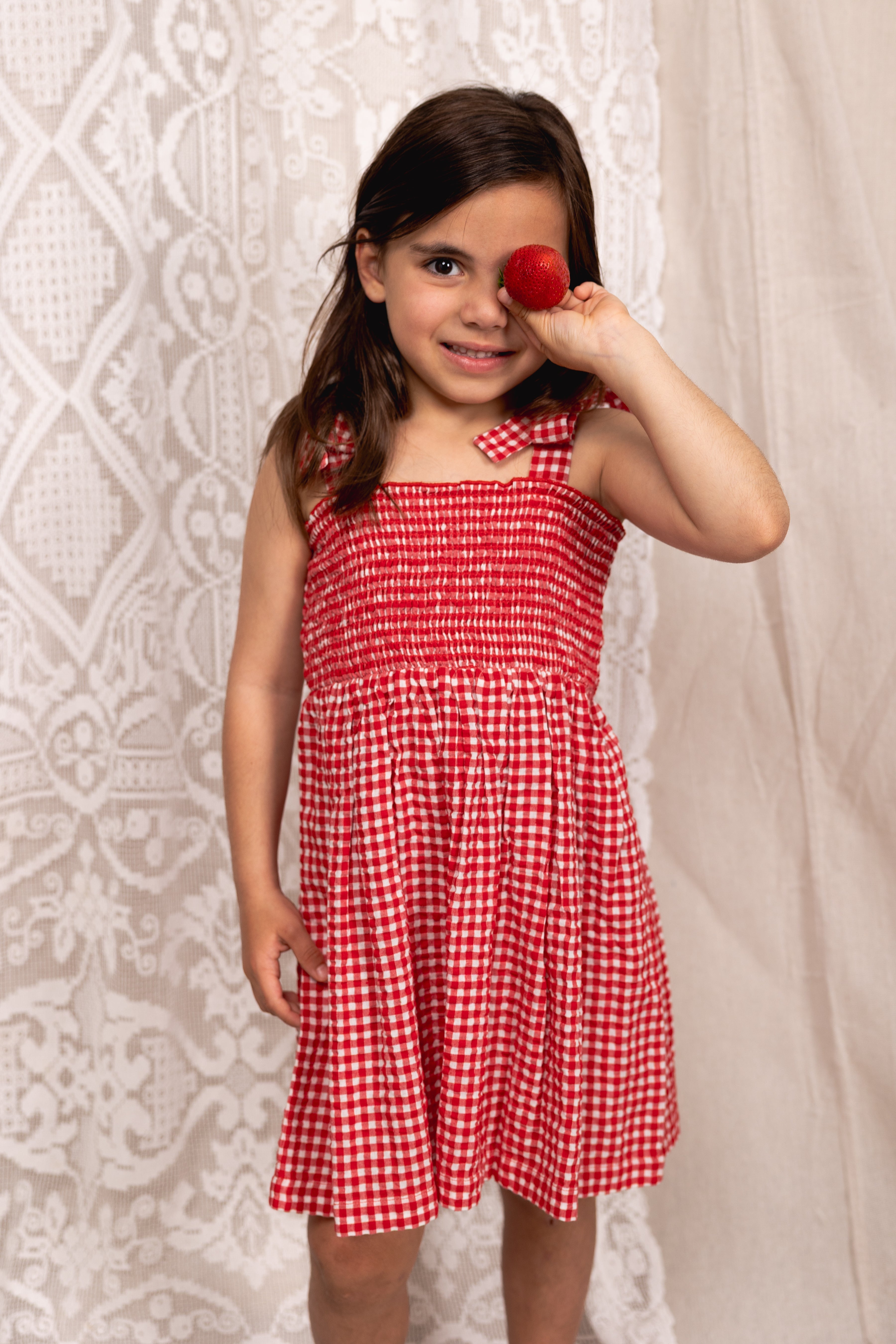 Alex & Ant Bella Dress - Red Gingham