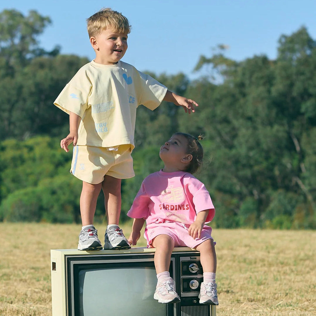 Wylde the Label Lemon Sky Set (Short & Tee)