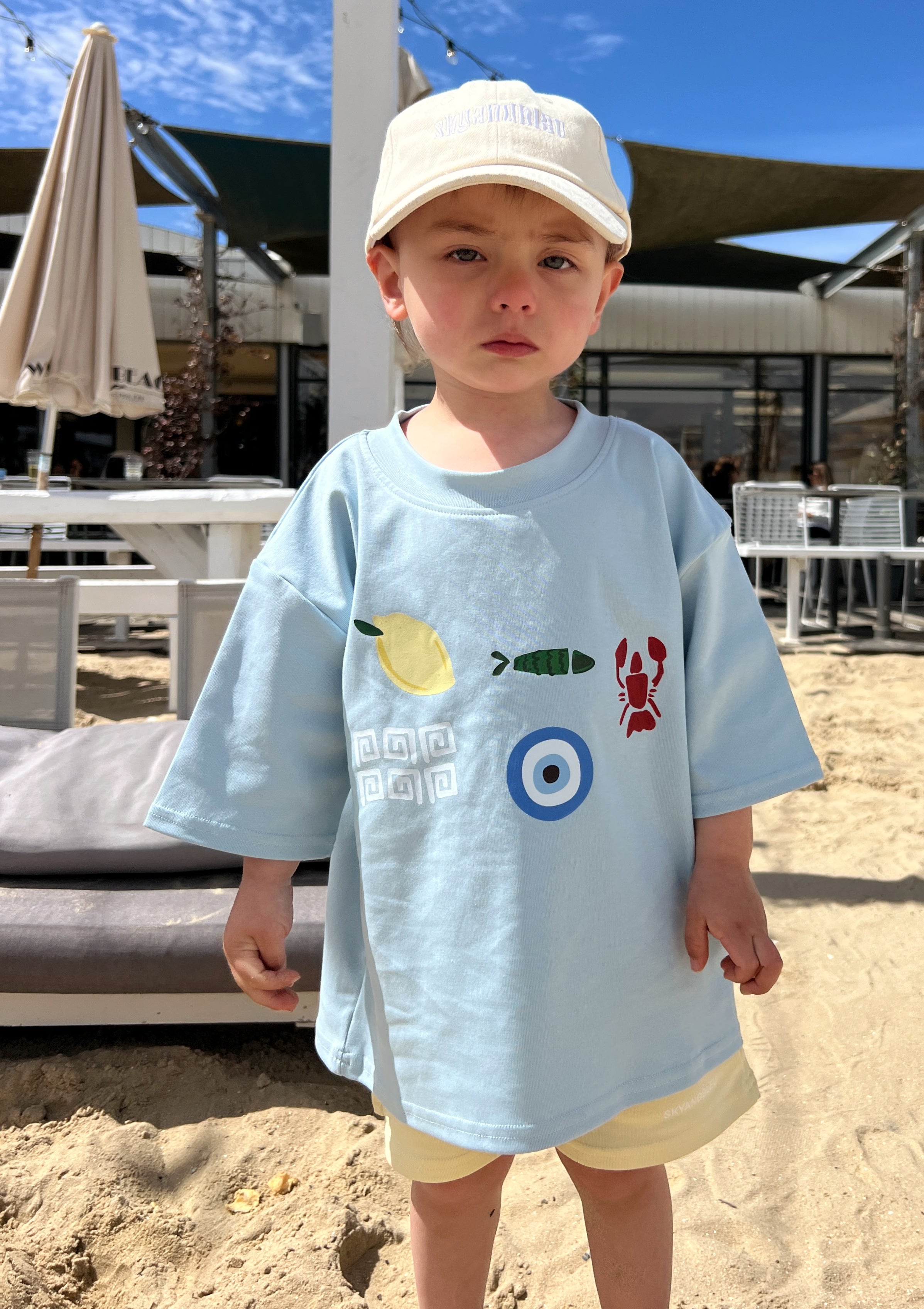 Sky & Bleu Euro Summer Tee