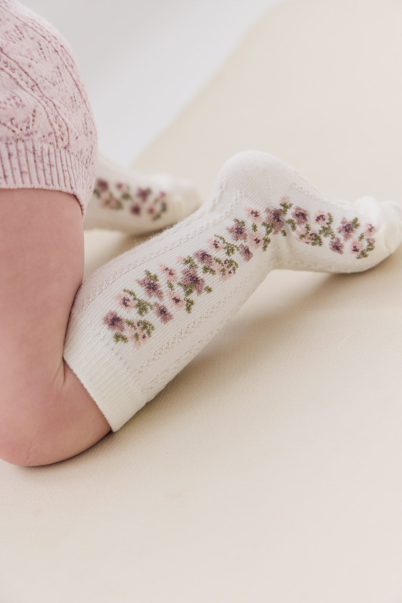 Jamie Kay Cassie Socks - Parchment