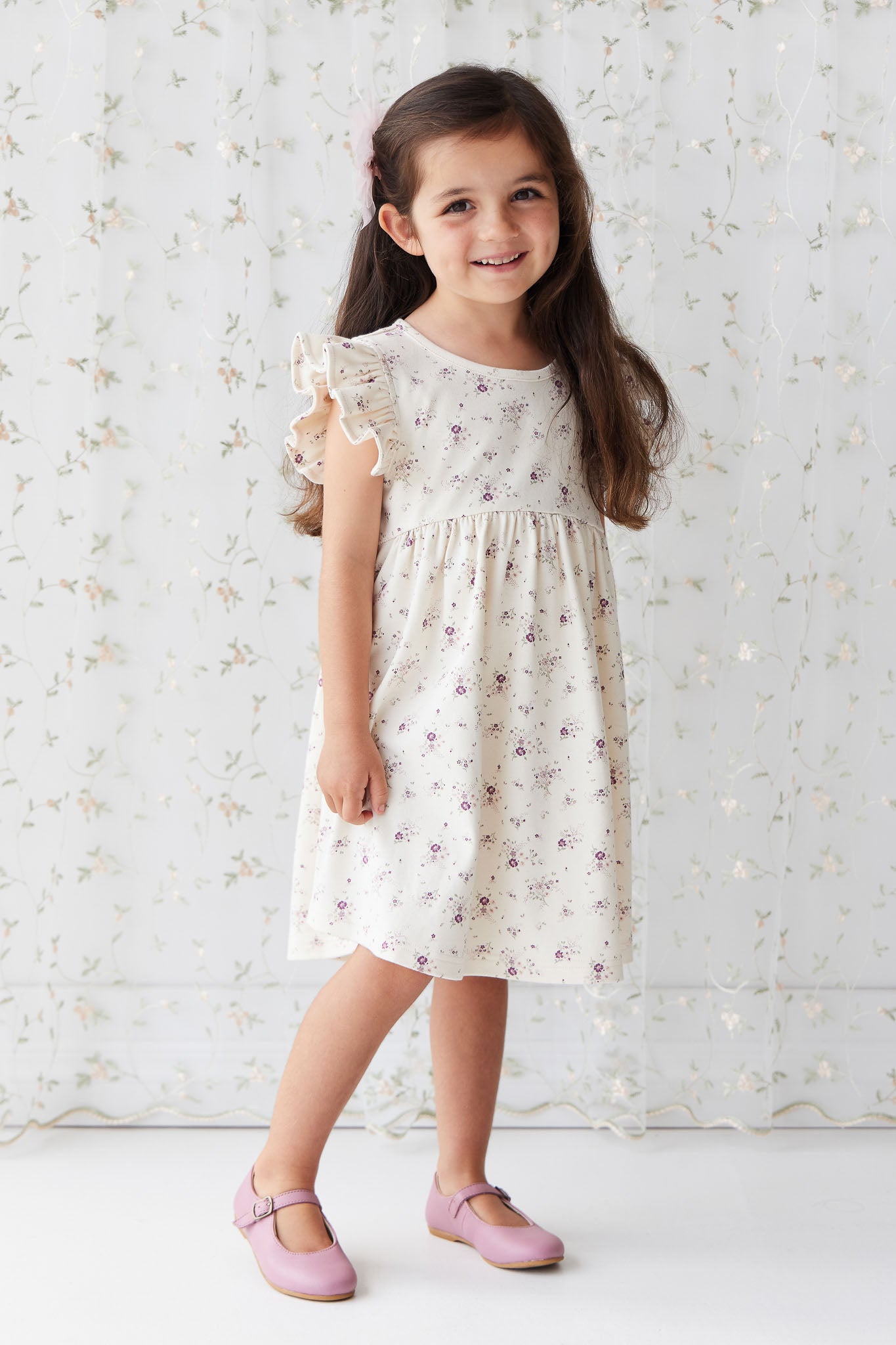 Jamie Kay Ada Dress - Sweet William Floral Natural