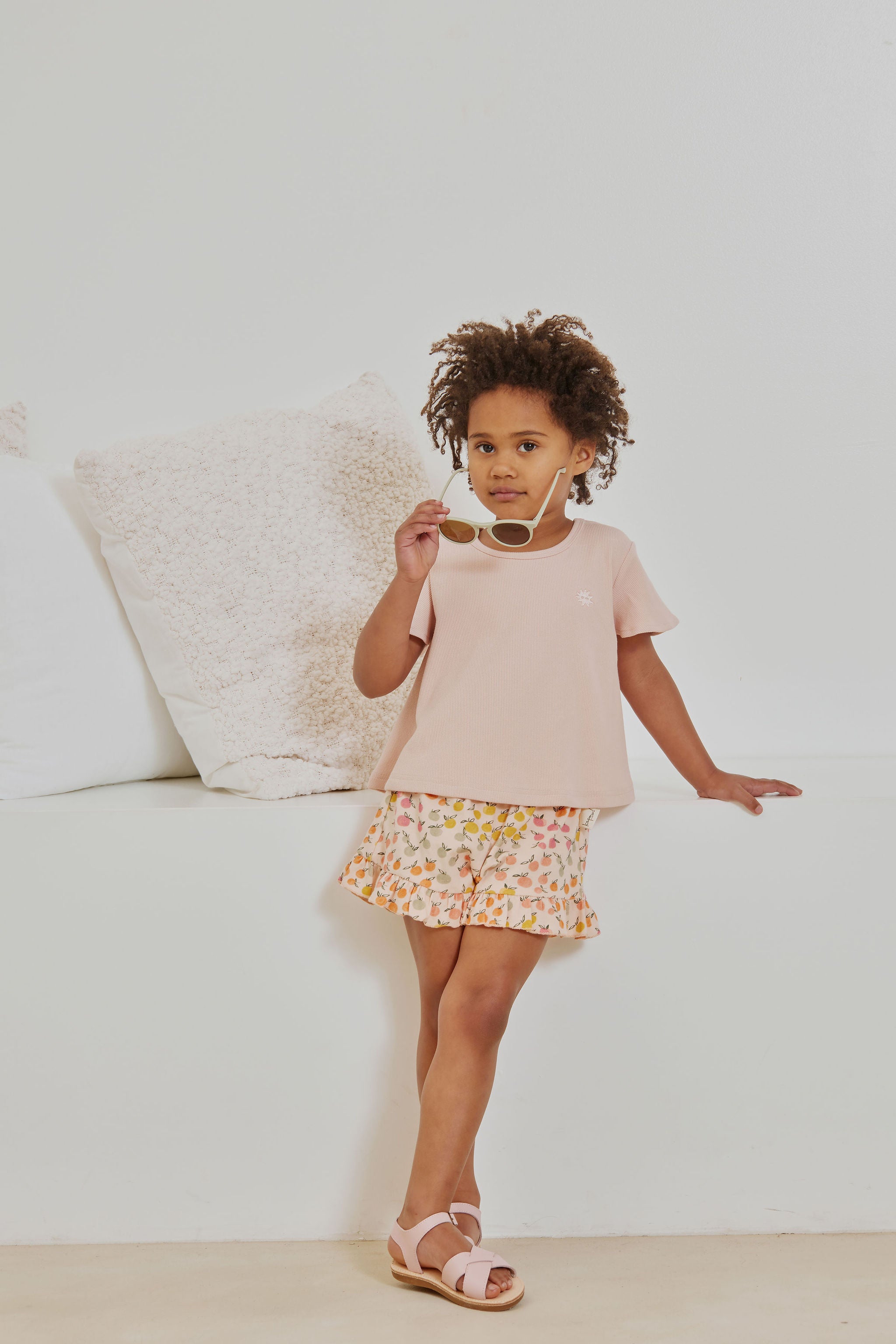 Kapow Kids - Blossom Rib Flutter Tee