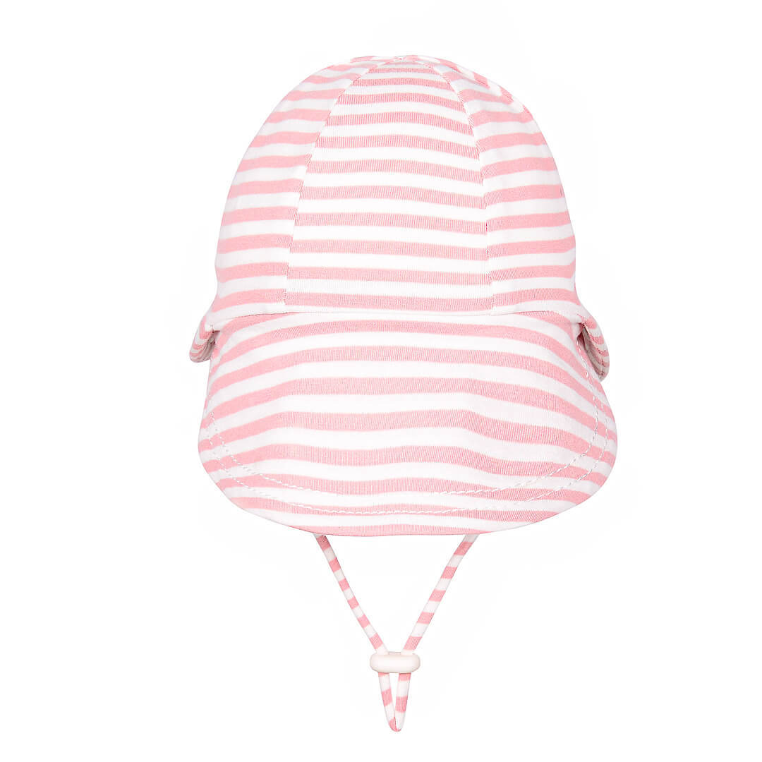Bedhead Legionnaire Flap Sun Hat - Pink Stripe