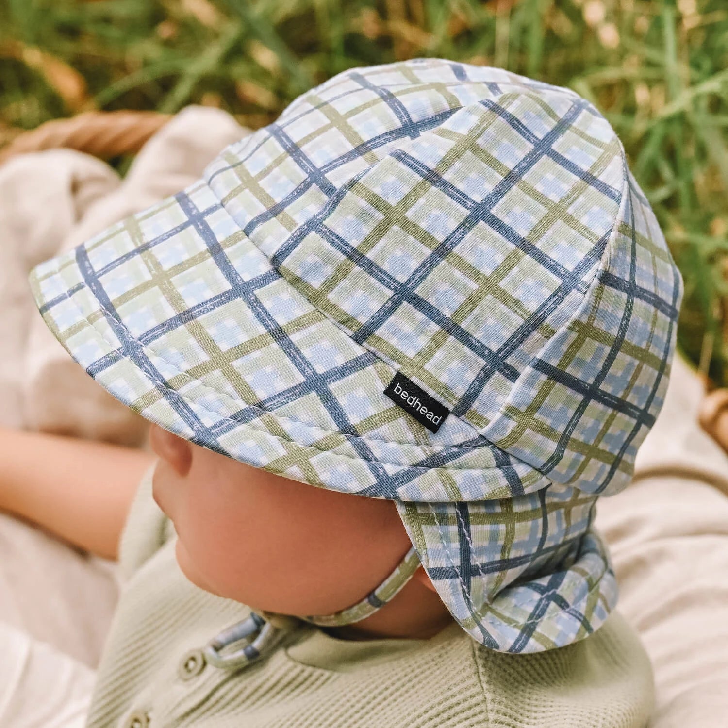 Bedhead Hats Legionnaire Flap Sun Hat- Pasture
