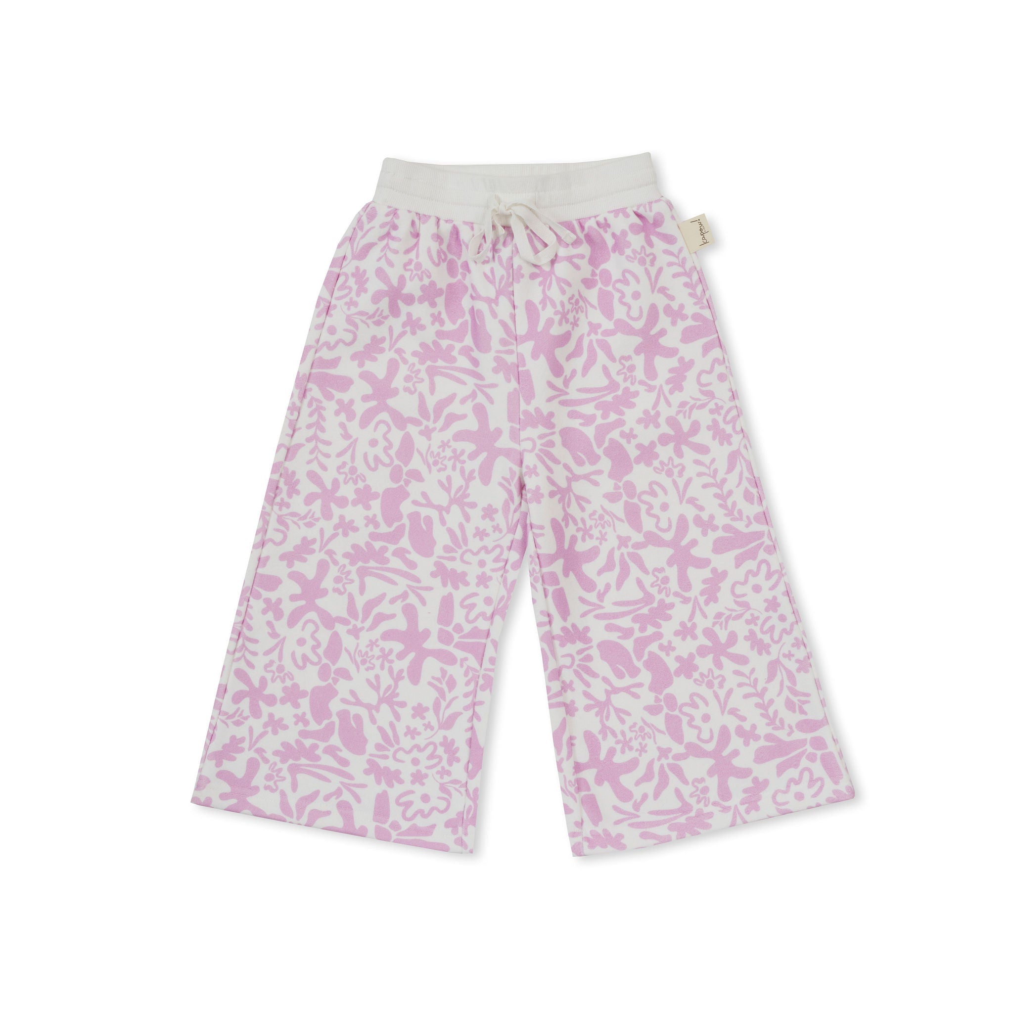 Kapow Kids Lavender Fleece Wide Leg Cullottes