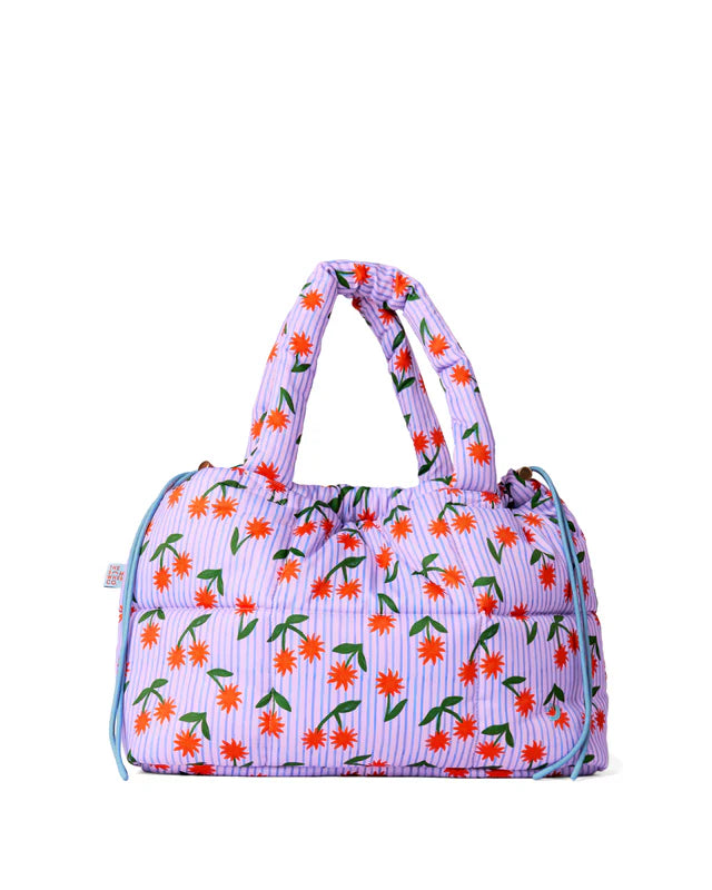 The Somewhere Co Sunburst Marshmallow Midi Tote