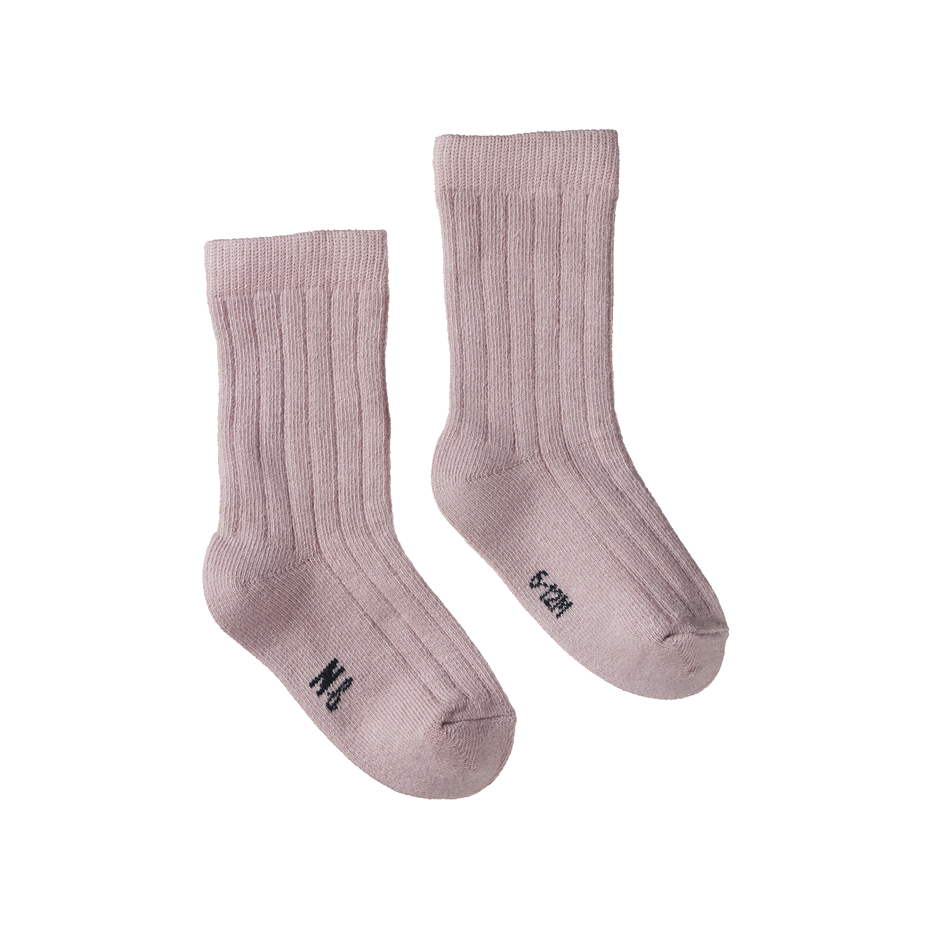 Nature Baby Organic Rib Socks - Liliac