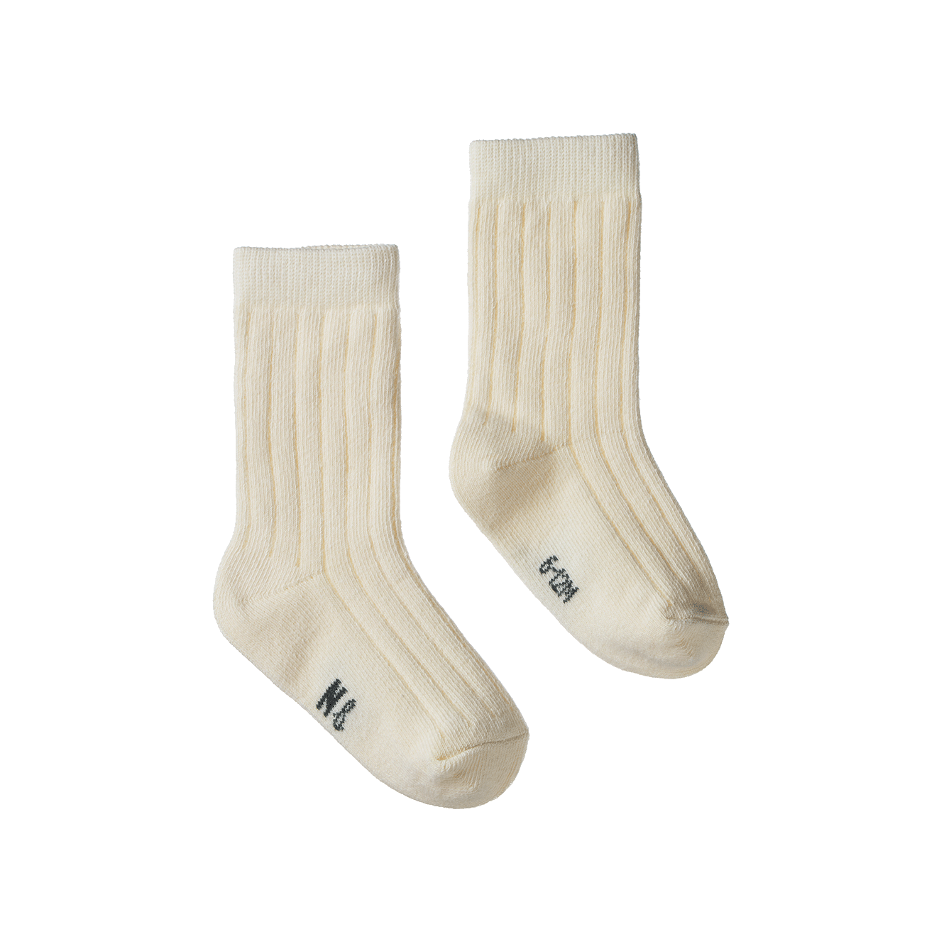 Nature Baby Organic Cotton Rib Socks -Natural