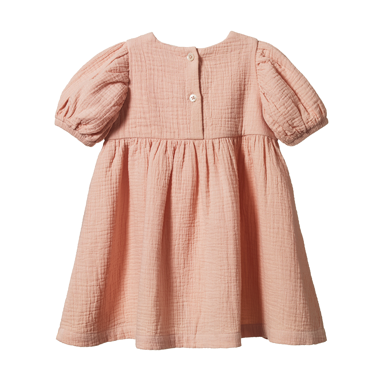 Nature Baby Albertine Dress- Rose Dust