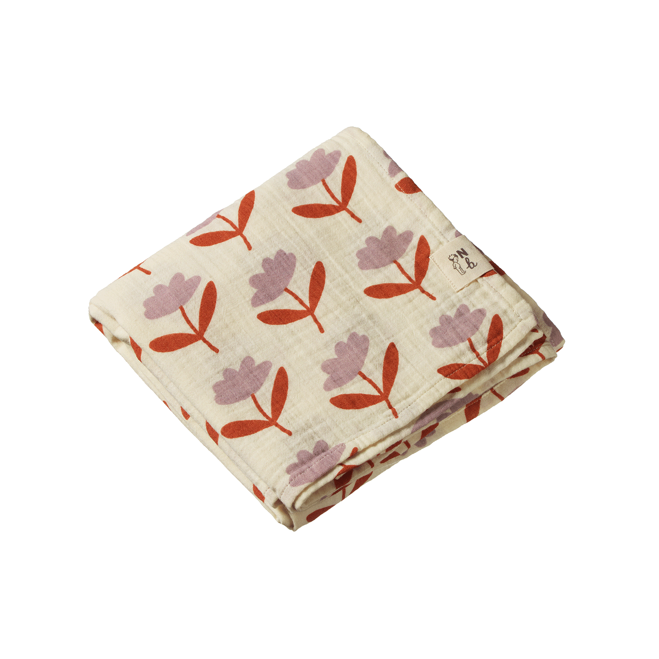 Nature Baby Muslin Wrap- Fluerette Print