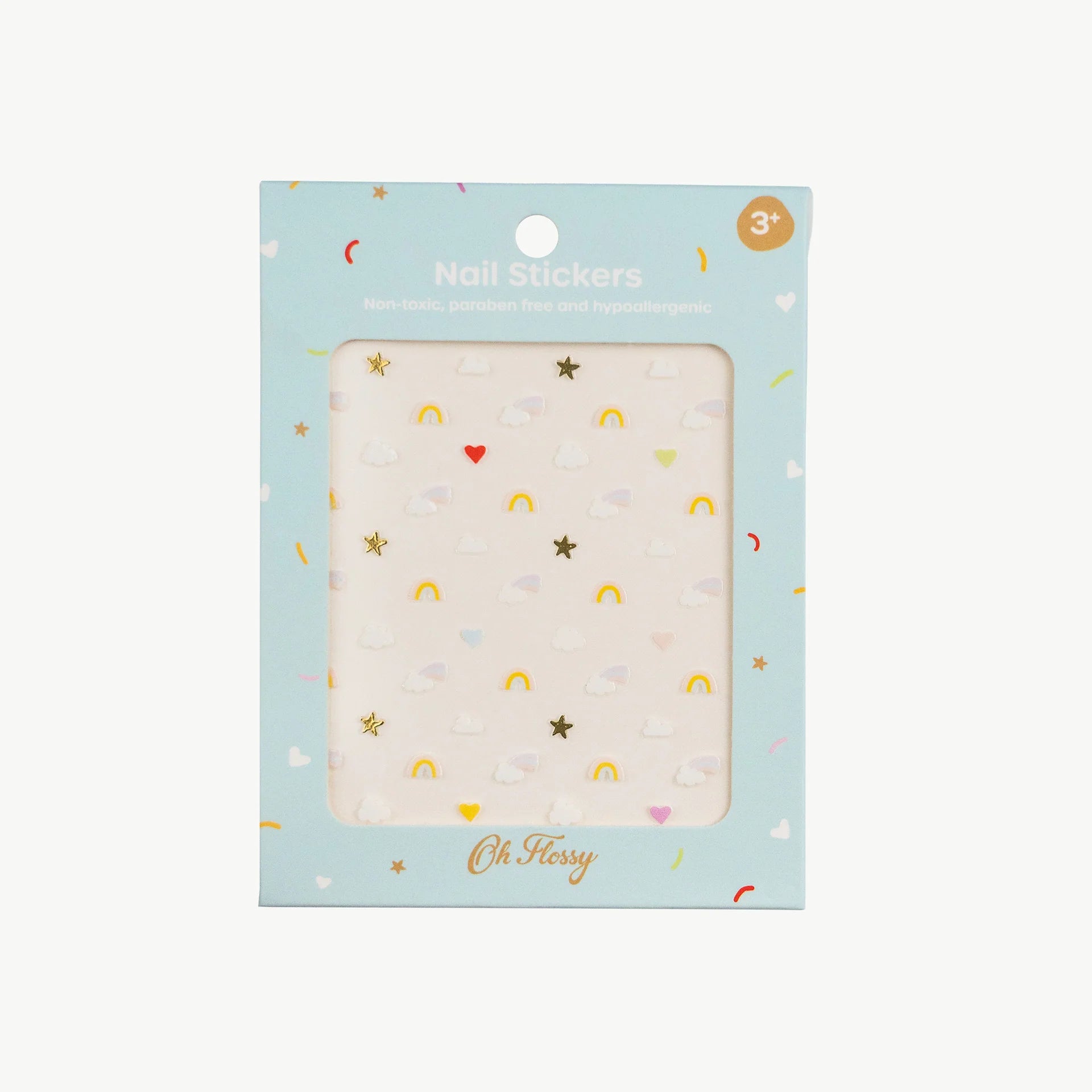 Oh Flossy Nail Stickers in Sky