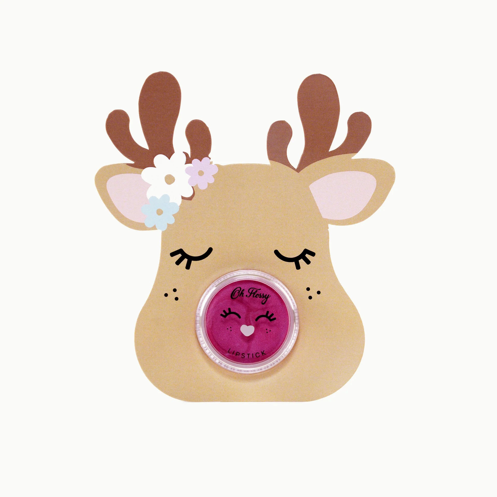 Oh Floss Lipstick stocking Stuffer Rudolph