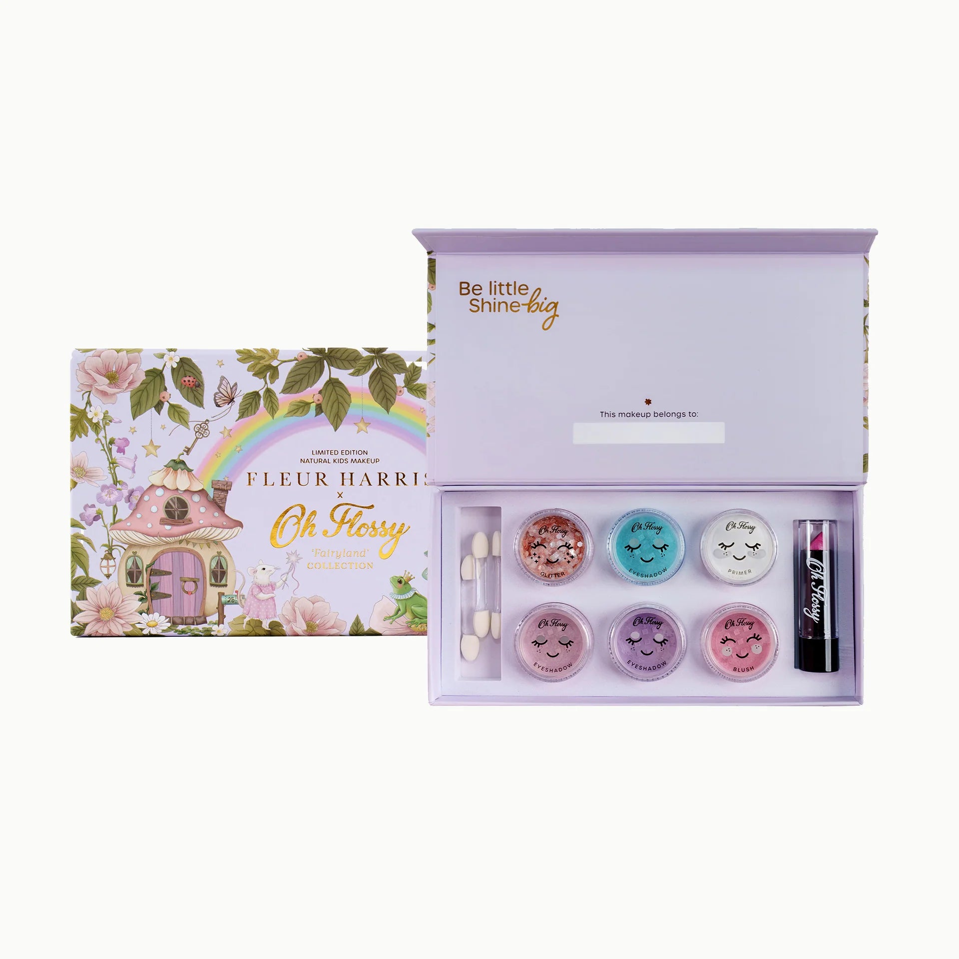 Oh Flossy X Fleur Harris Garden of Dreams Collection Deluxe Makeup & Glitter Set
