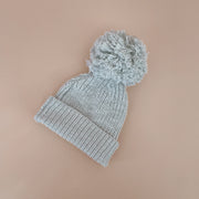 Blossom & Pear Chunky Knit Beanie - Periwinkle Blue