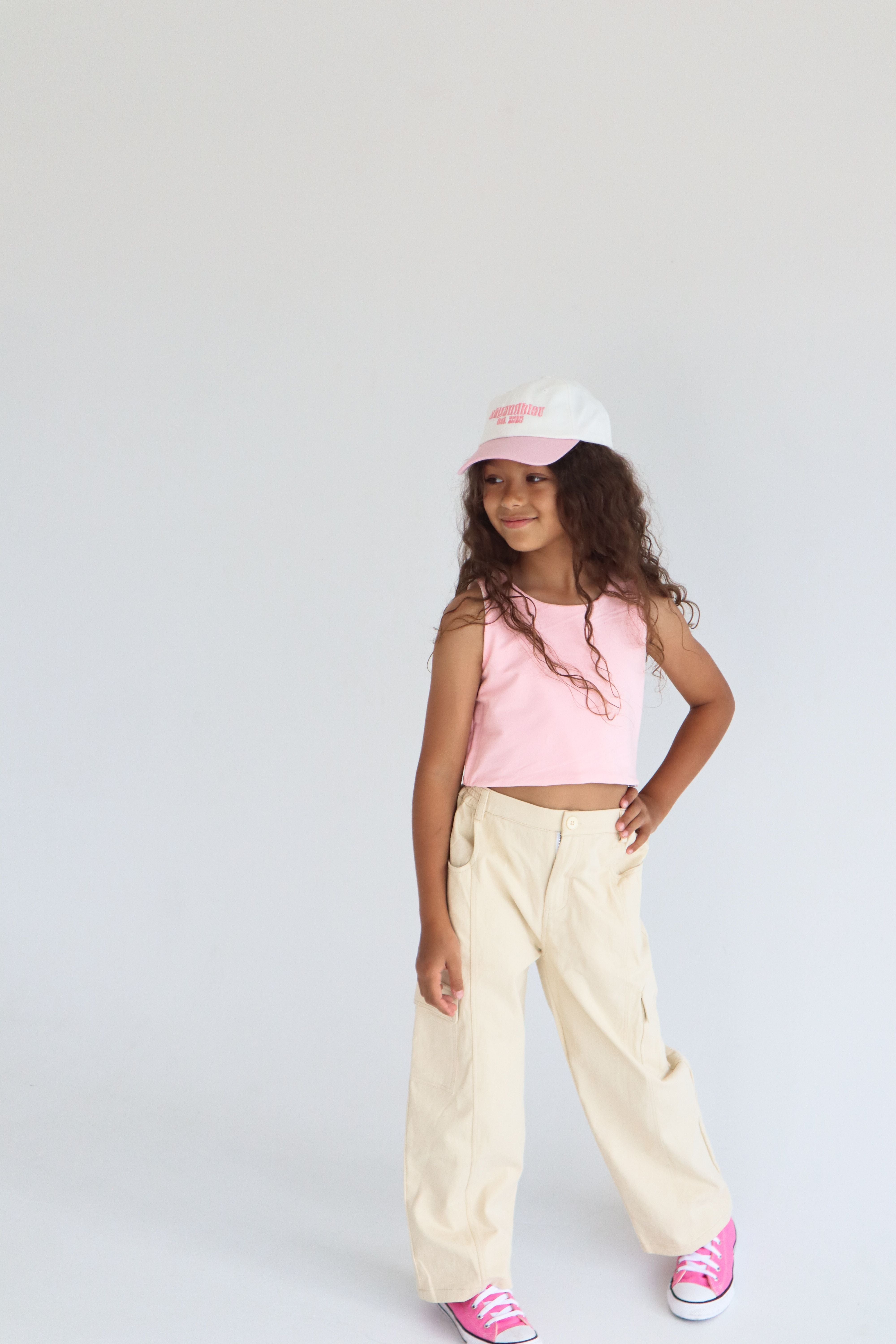 Sky & Bleu Dad Cap - Baby Pink