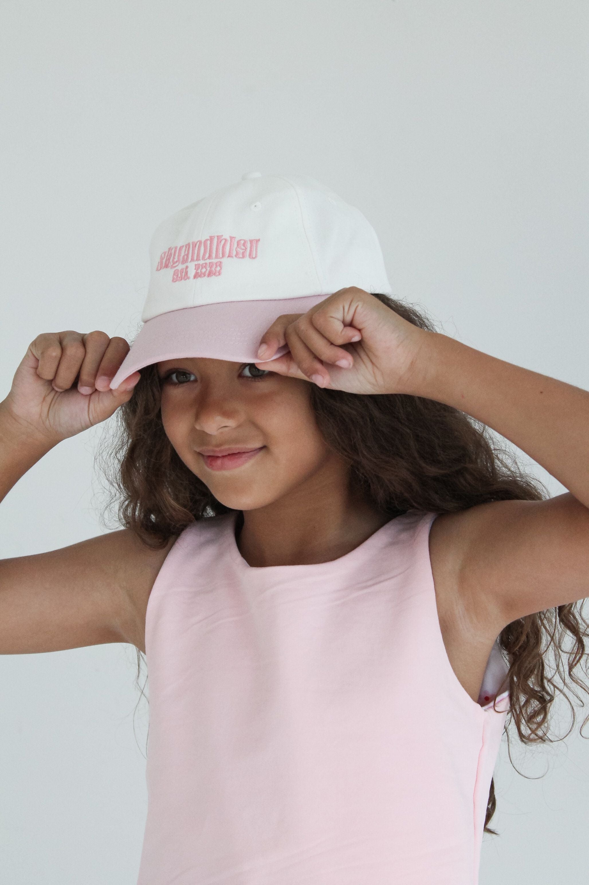 Sky & Bleu Dad Cap - Baby Pink