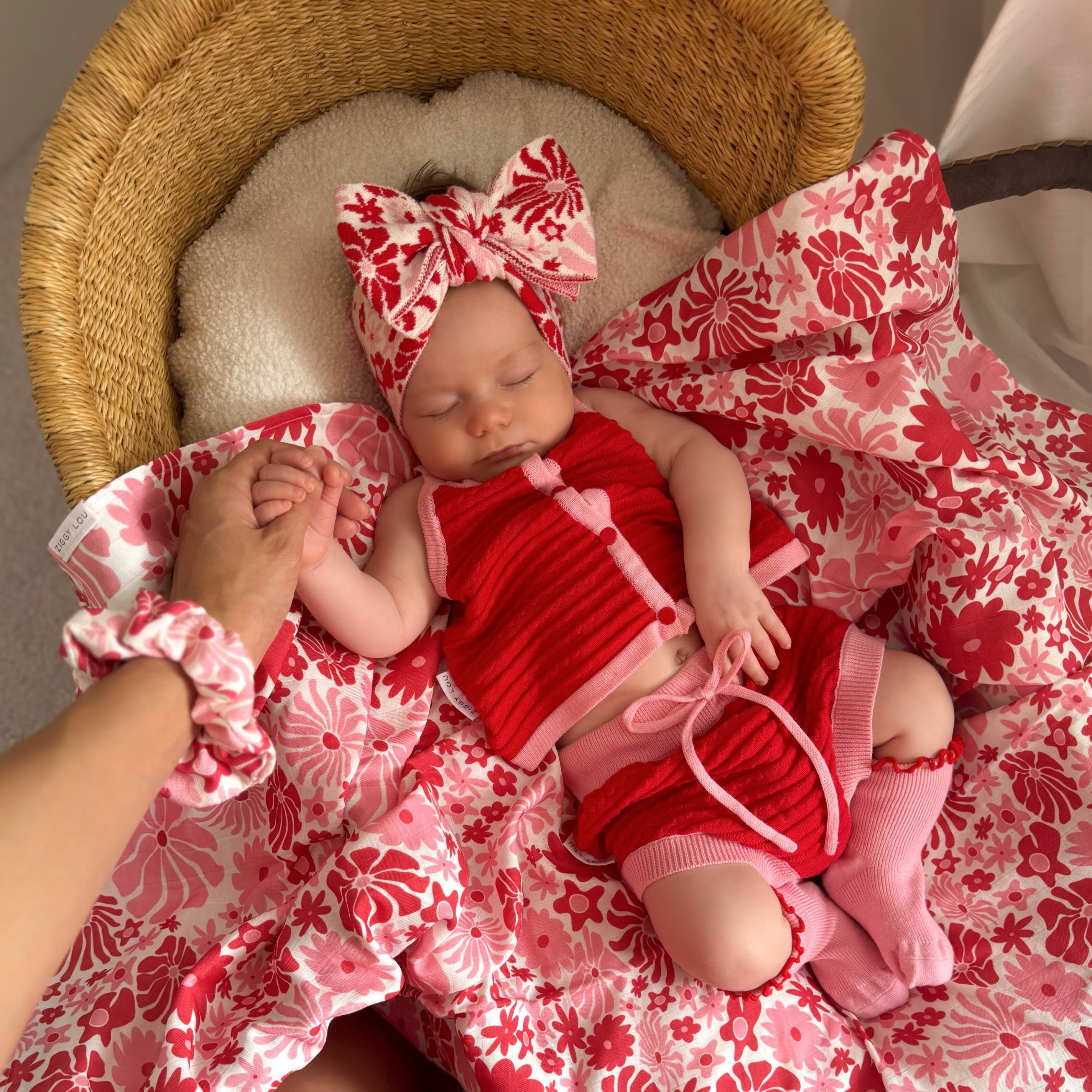 Ziggy Lou Swaddle - Rosa