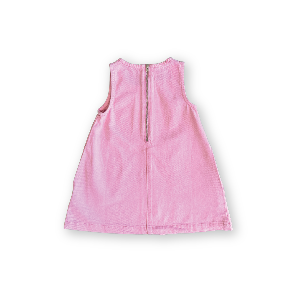 Grown Organic Shift Denim Dress - Candy