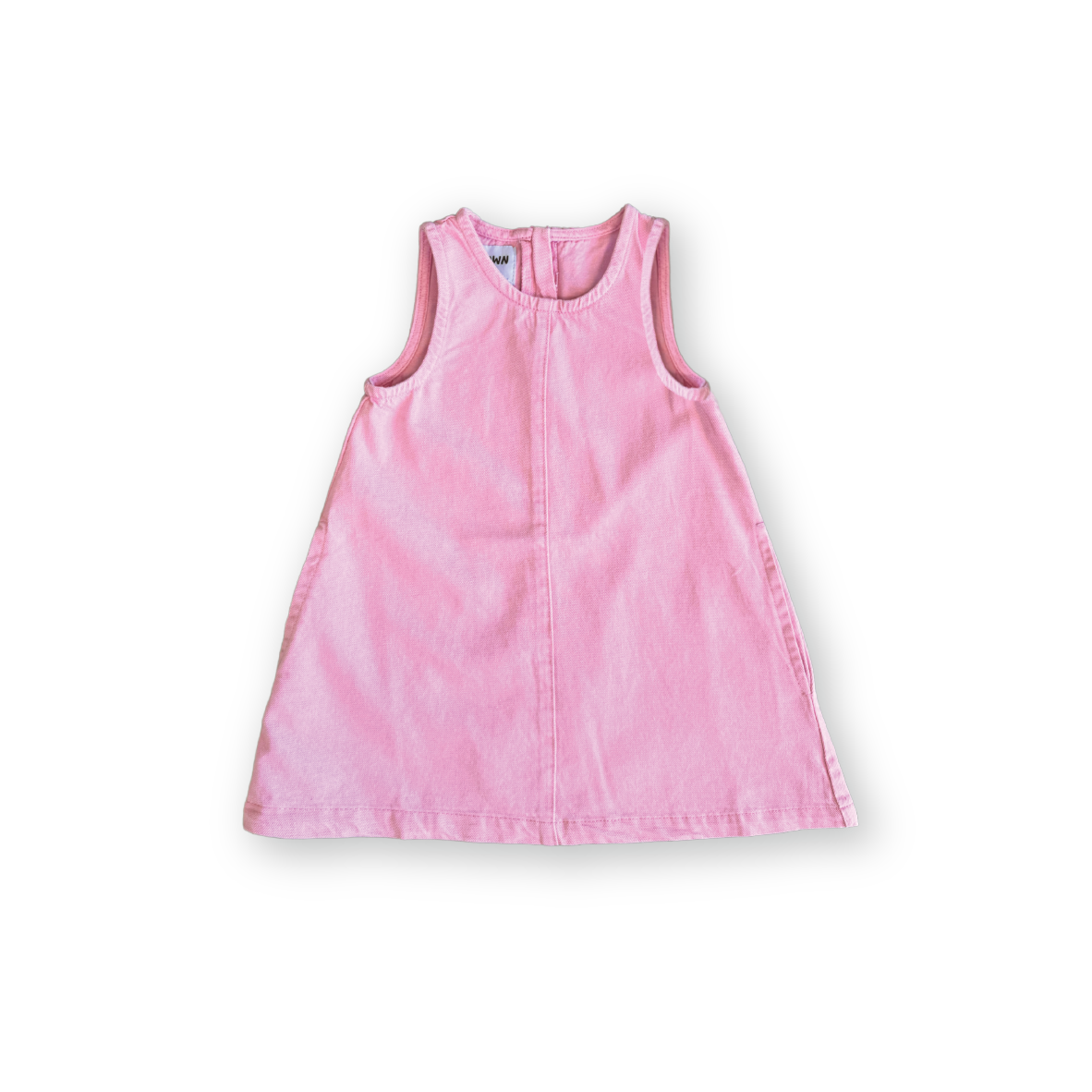 Grown Organic Shift Denim Dress - Candy