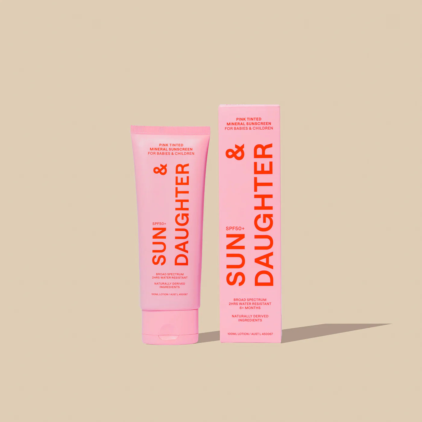Sun & Daughter Pink SPF50+ Mineral Sunscreen