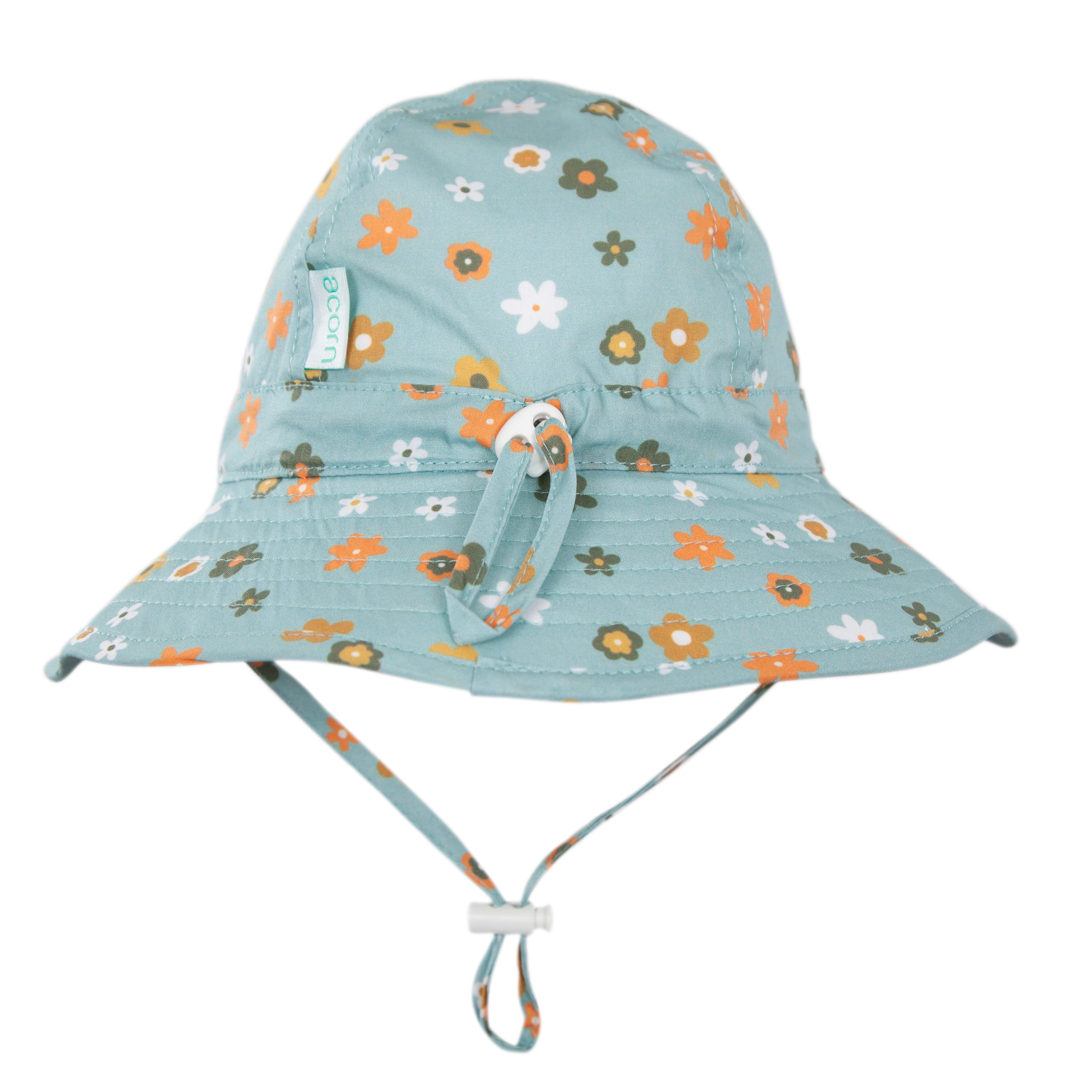 Acorn Kids Little Flora Wide Brim Infant Hat