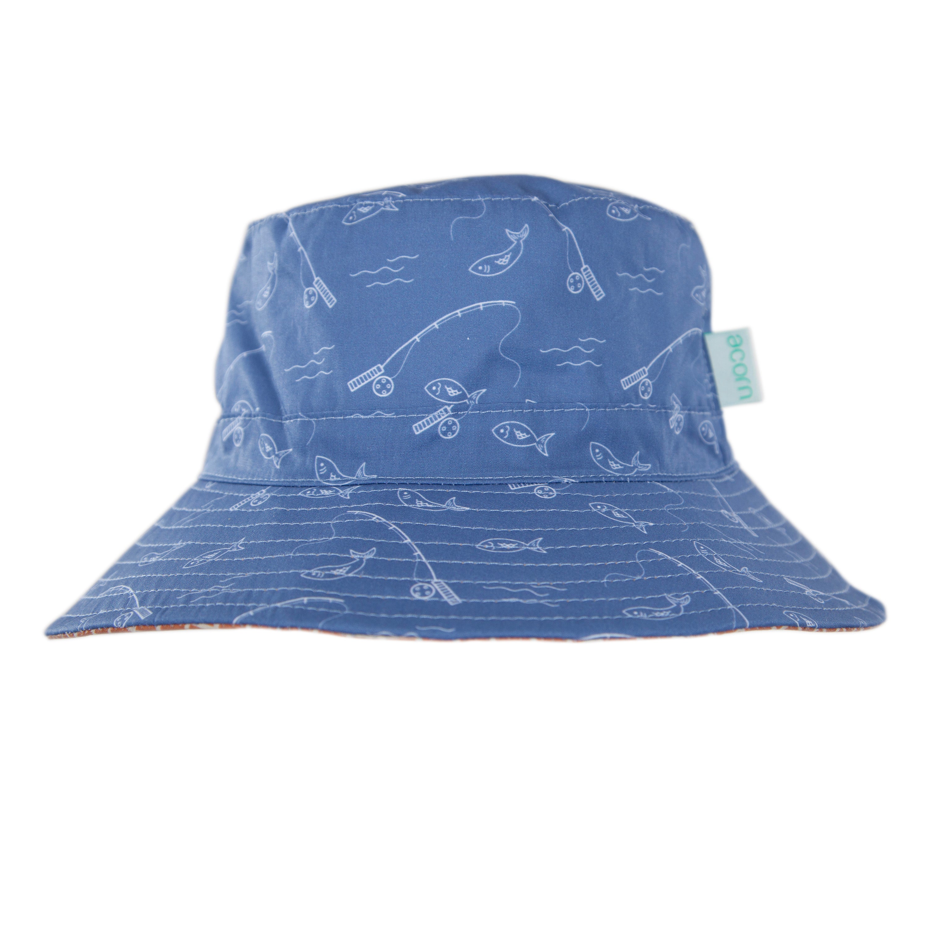 Acorn Kids Gone Fishing Wide Brim Bucket