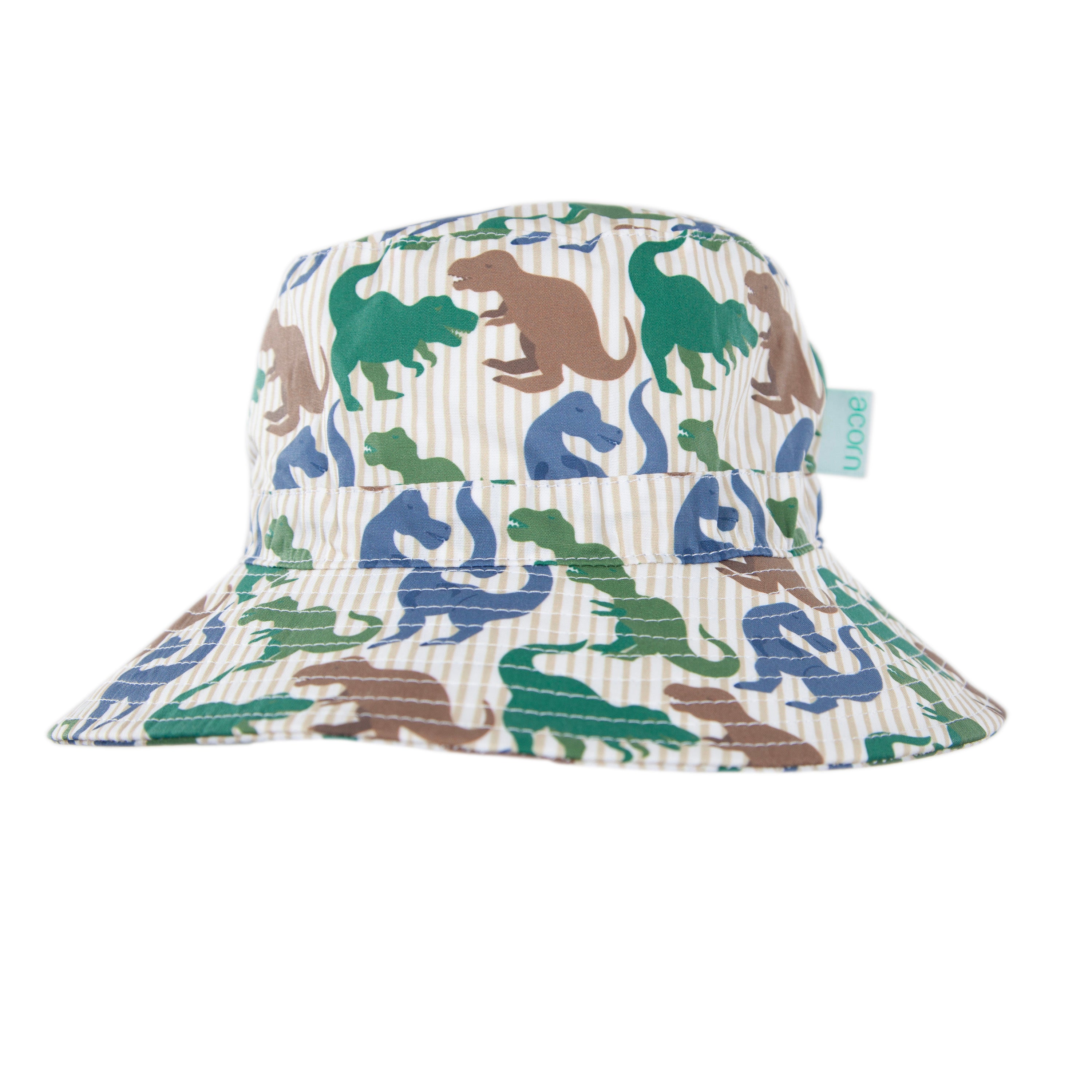 Acorn Kids T-Rex Wide Brim Bucket Hat